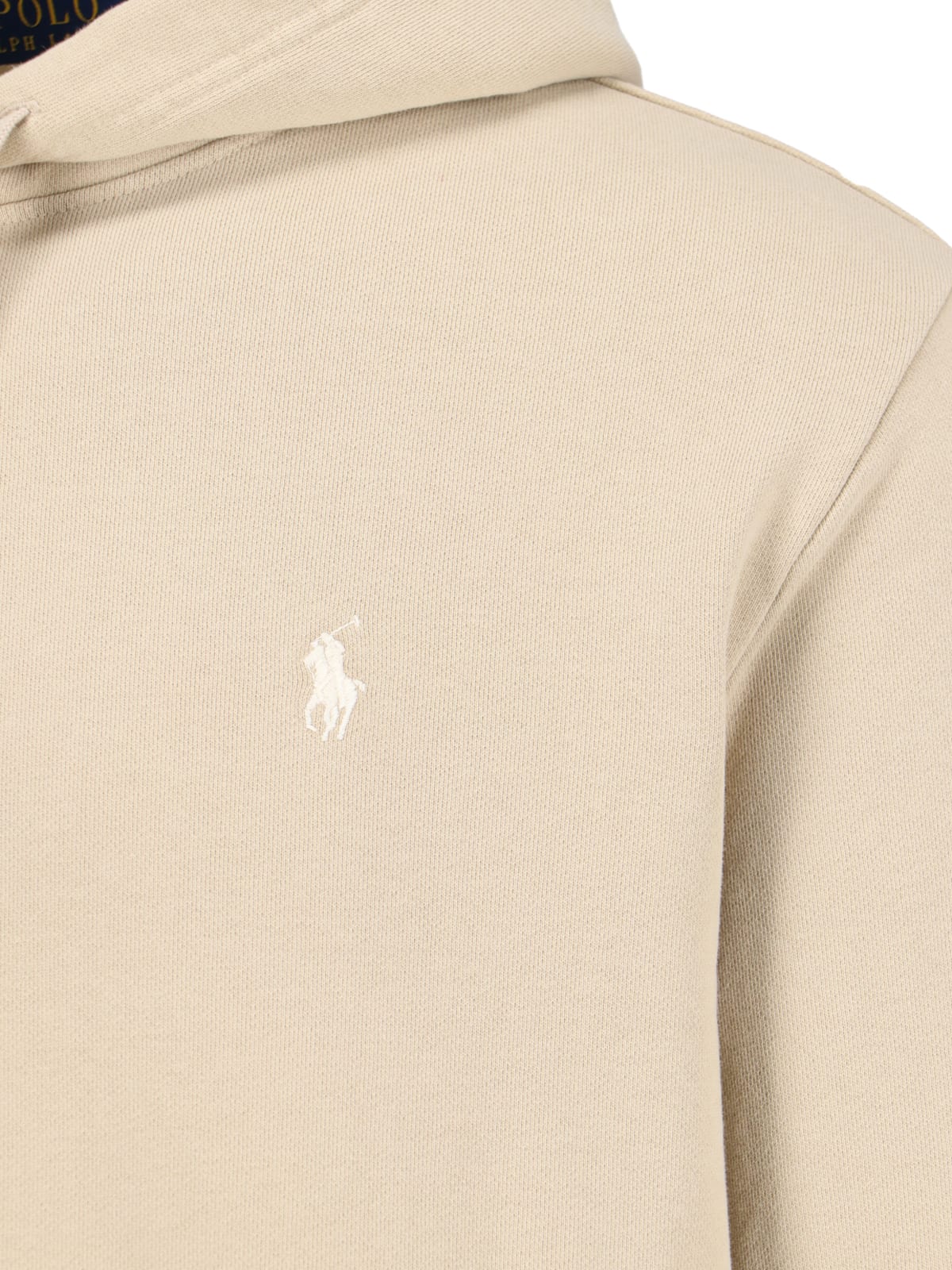 Shop Polo Ralph Lauren Rigby Go Logo Sweatshirt In Beige