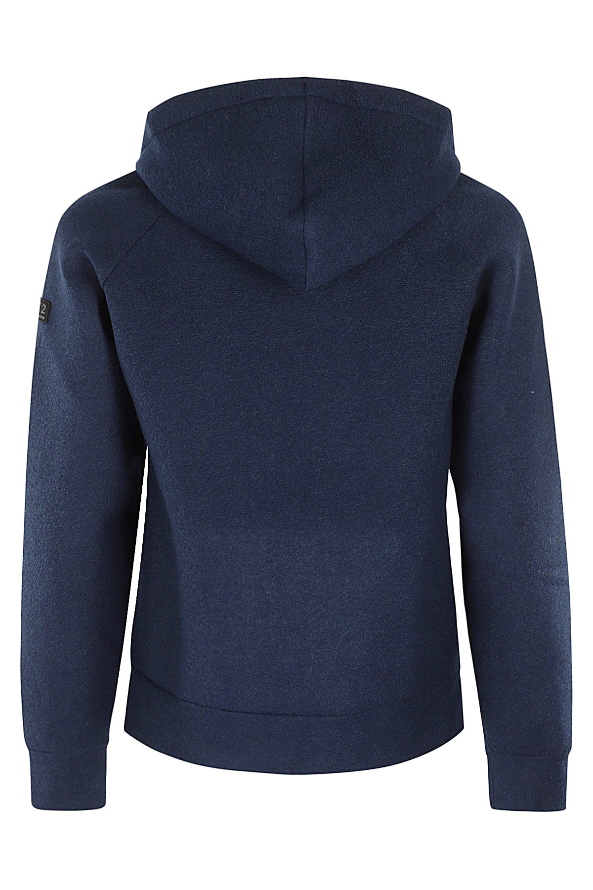 Shop Mc2 Saint Barth Full Zip Hoodie In Blue Navy