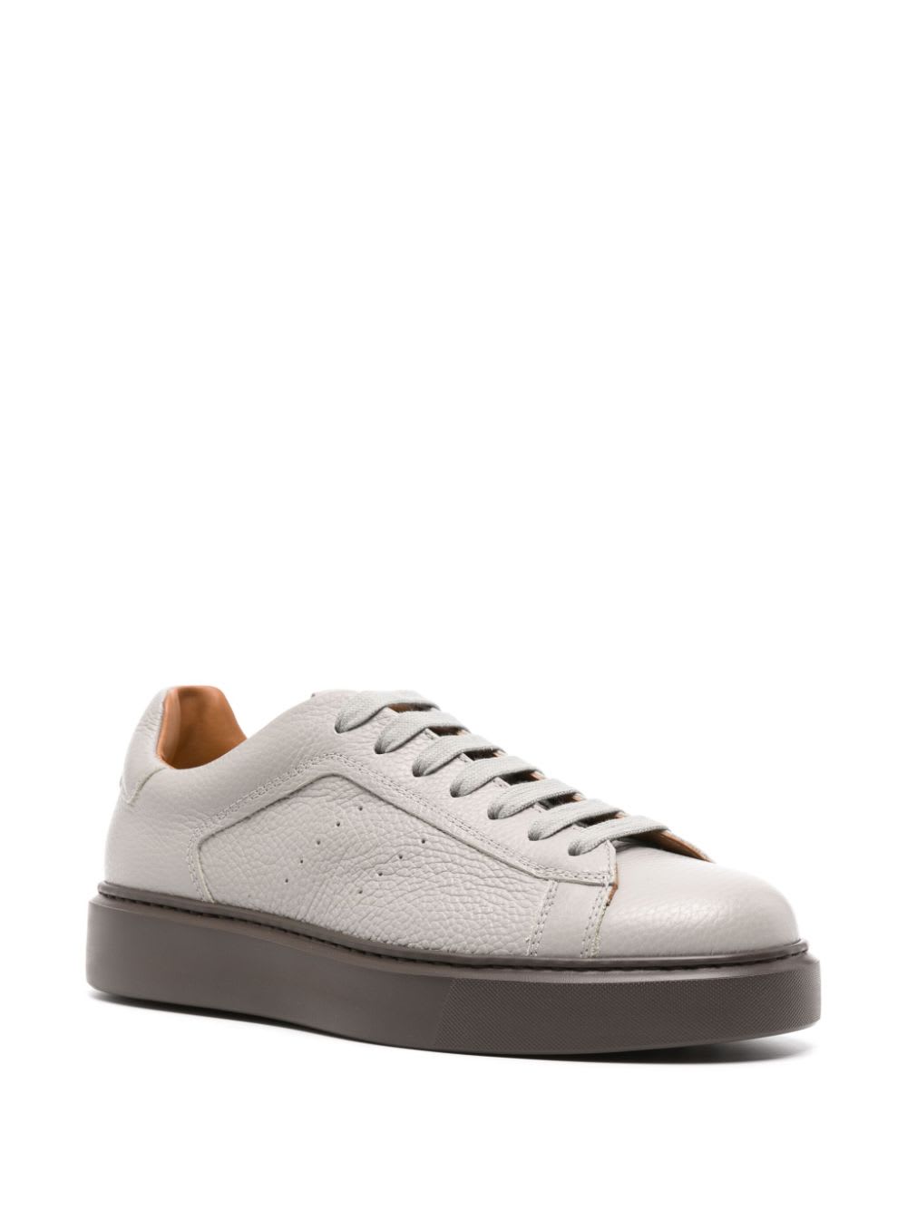Shop Doucal's Tumblet Sneakers In Fog