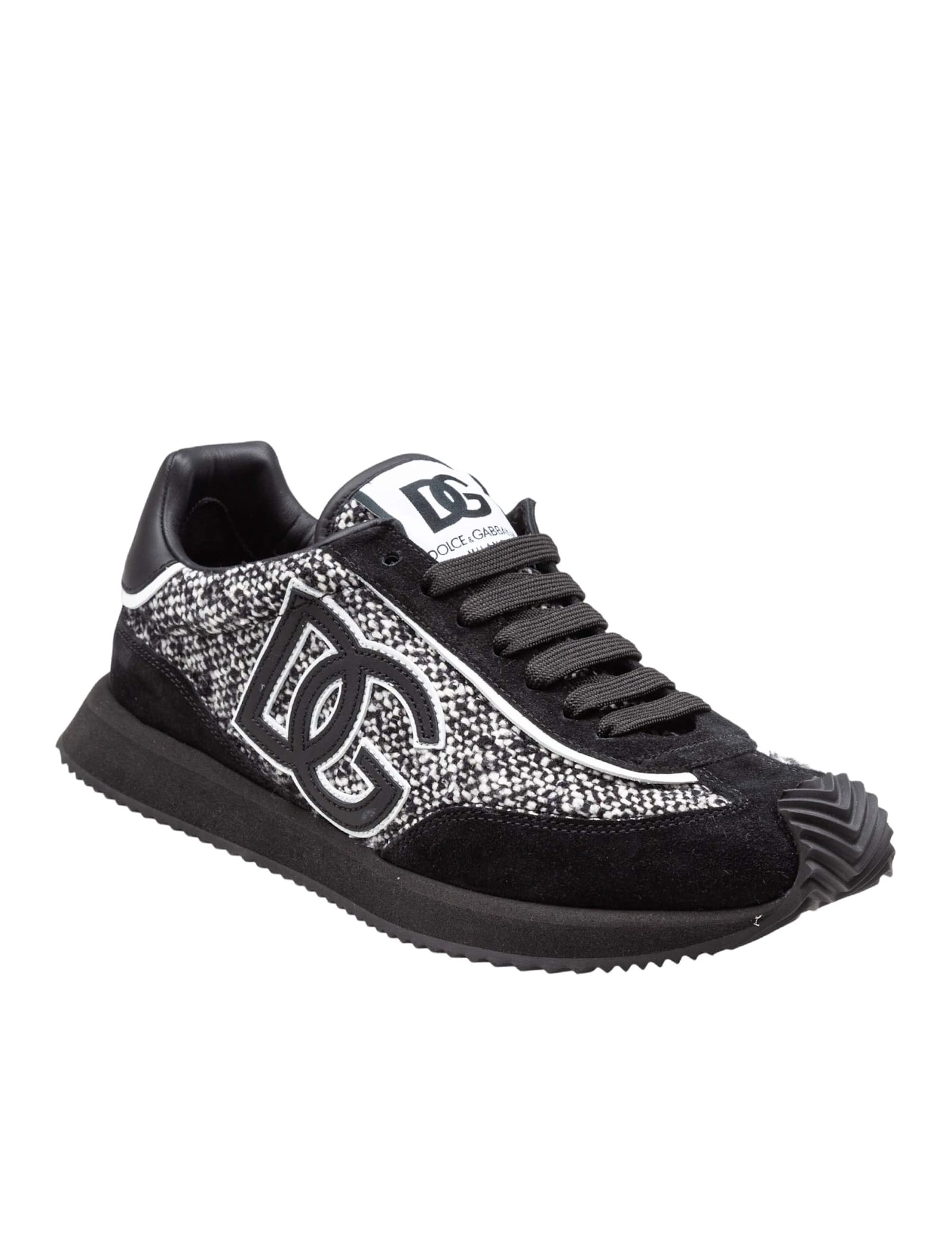 Dolce & Gabbana Dolce&gabbana Men Dg Cushion Sneakers In Black