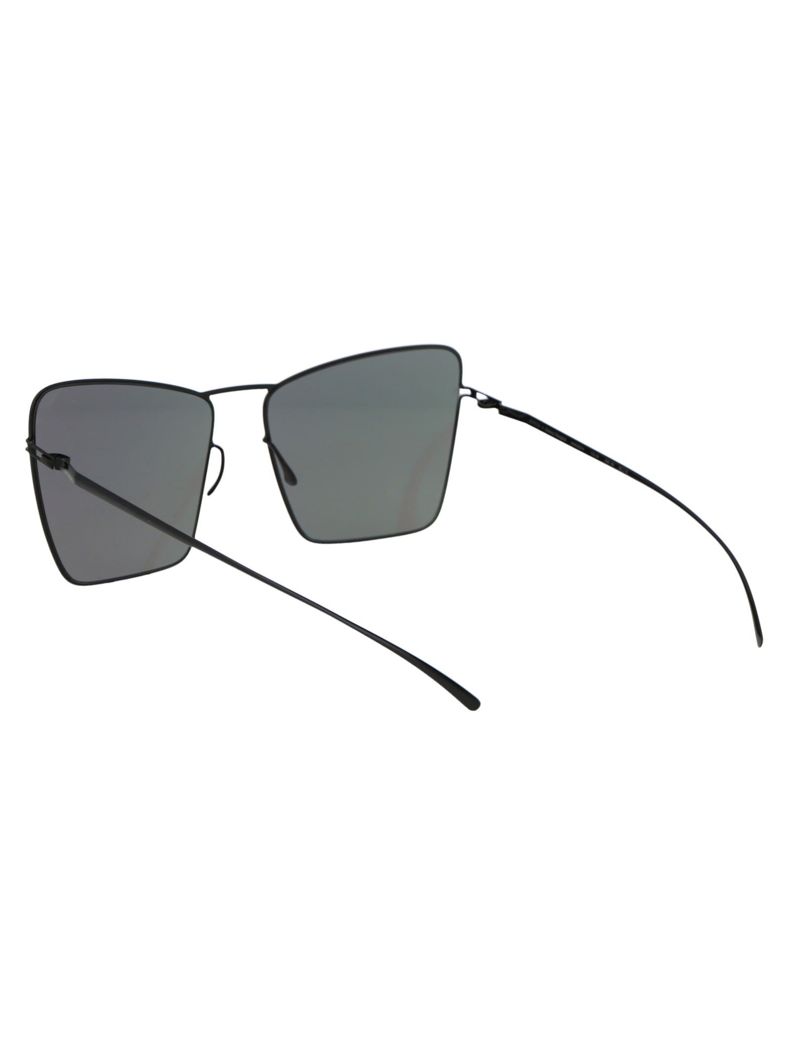 Shop Mykita Mmesse014 Sunglasses In 190 E4 Black Grey Solid