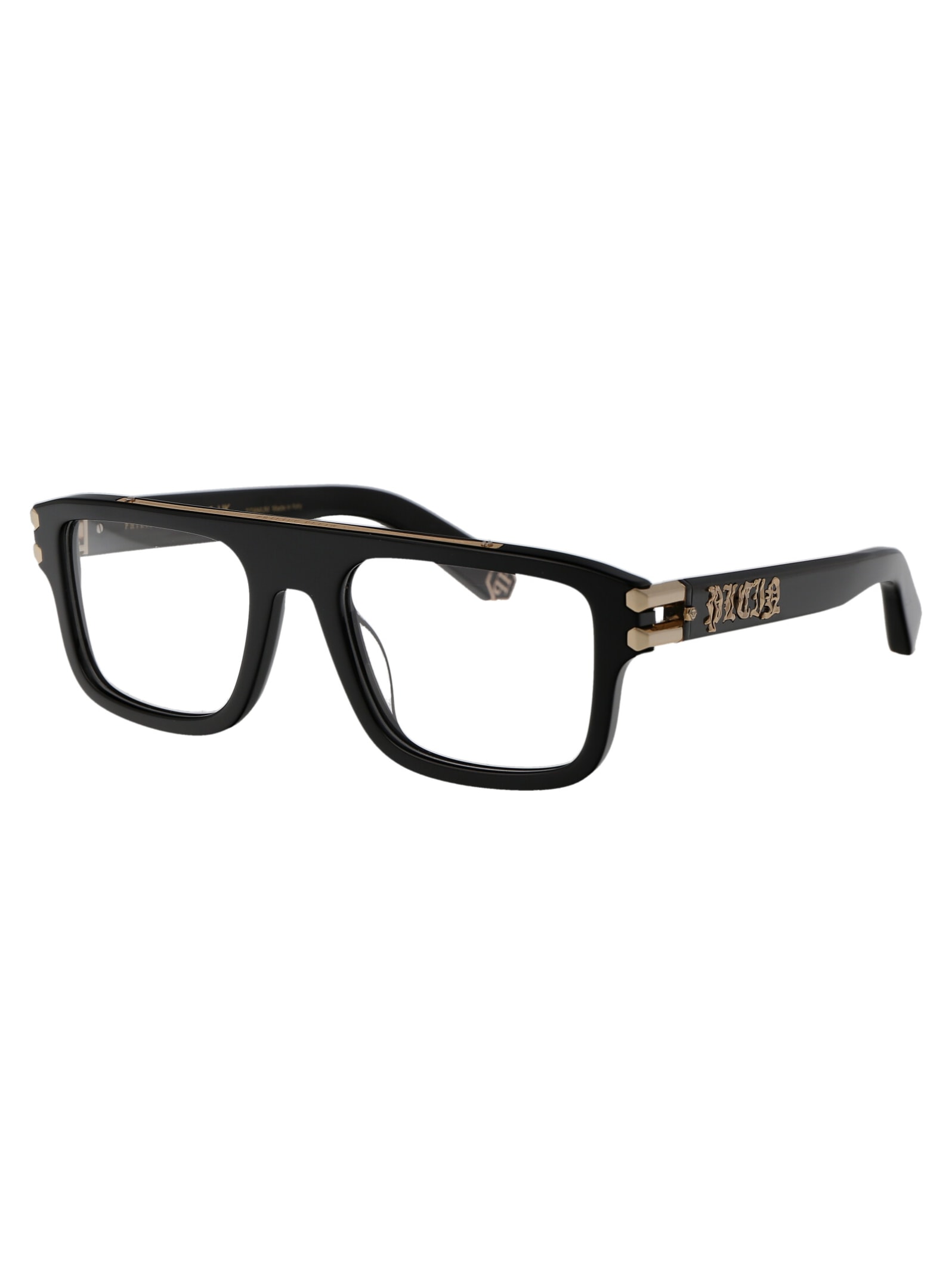 Shop Philipp Plein Vpp021v Glasses In 0700 Black