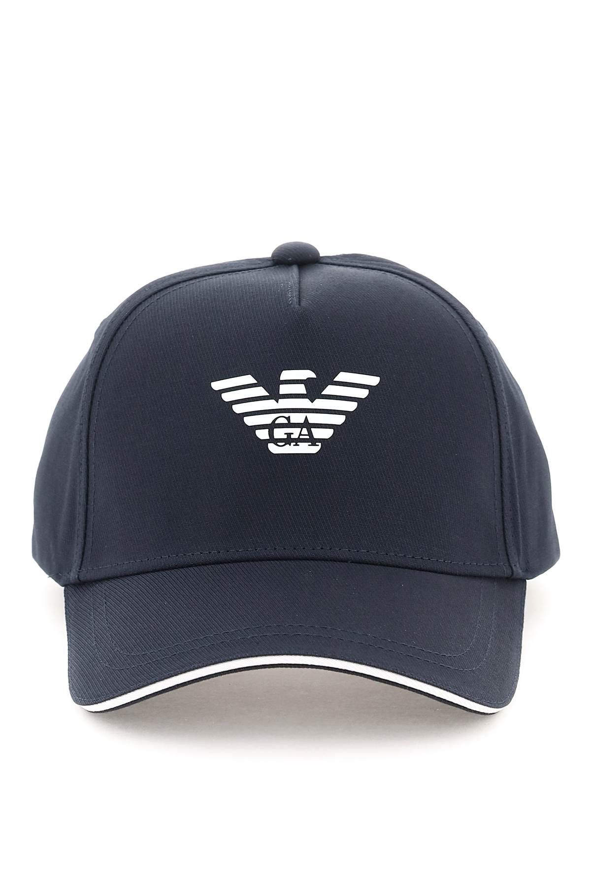 Emporio Armani Baseball Cap With Logo In Navy