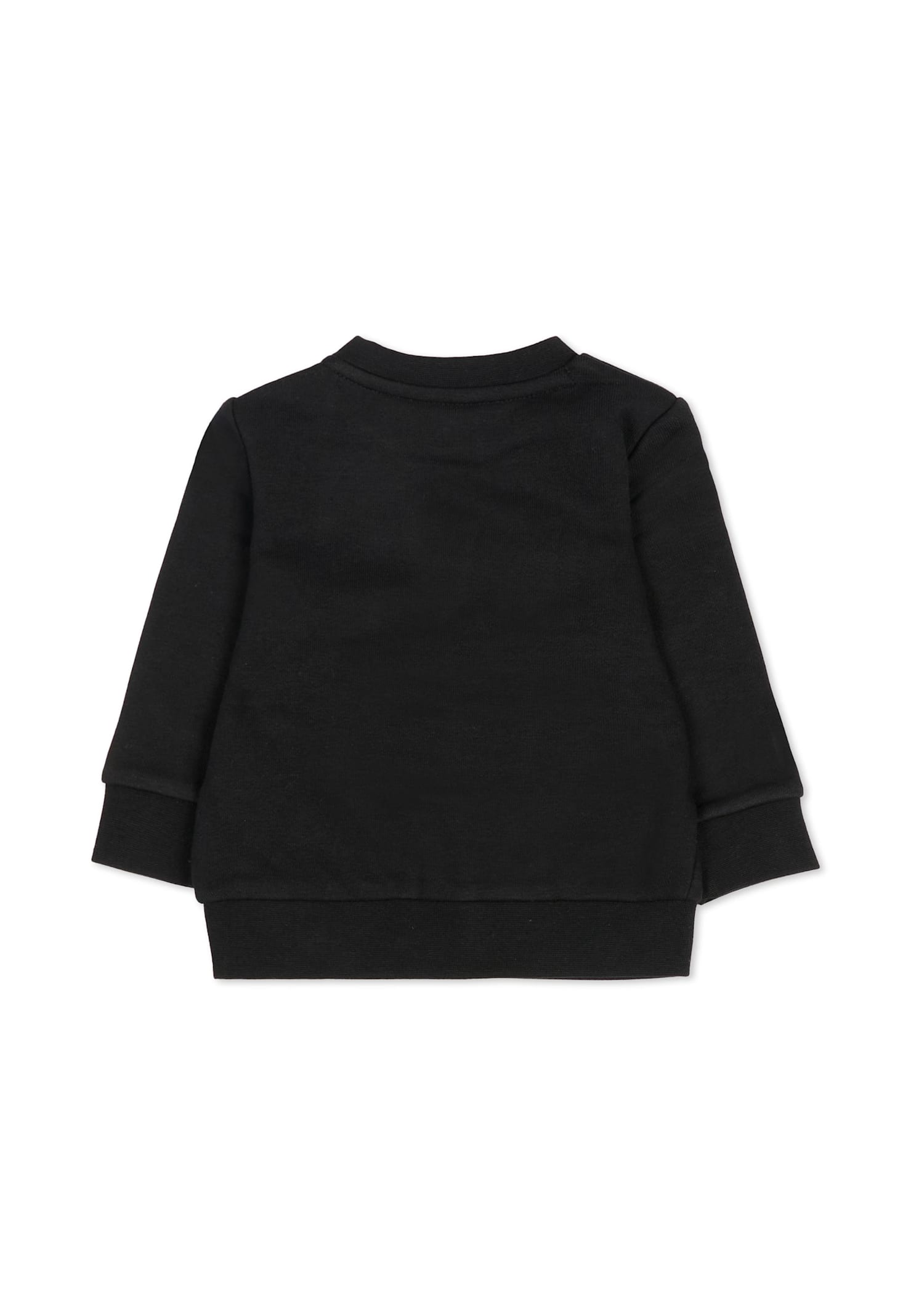 Hugo Boss Black Sweatshirt For Baby Boy With Logo In Black
