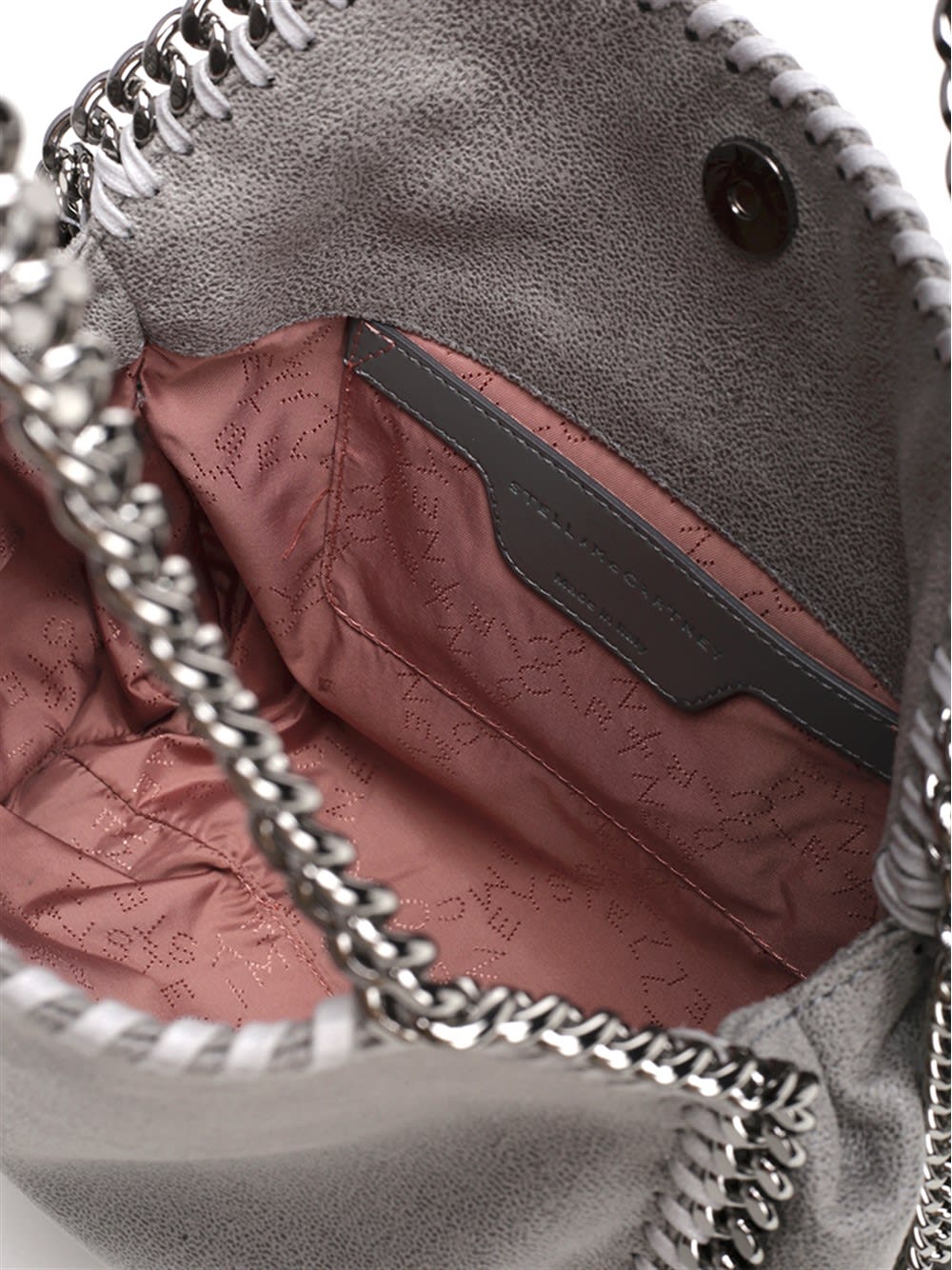 Stella Mccartney Falabella Mini Tote Bag In Grey