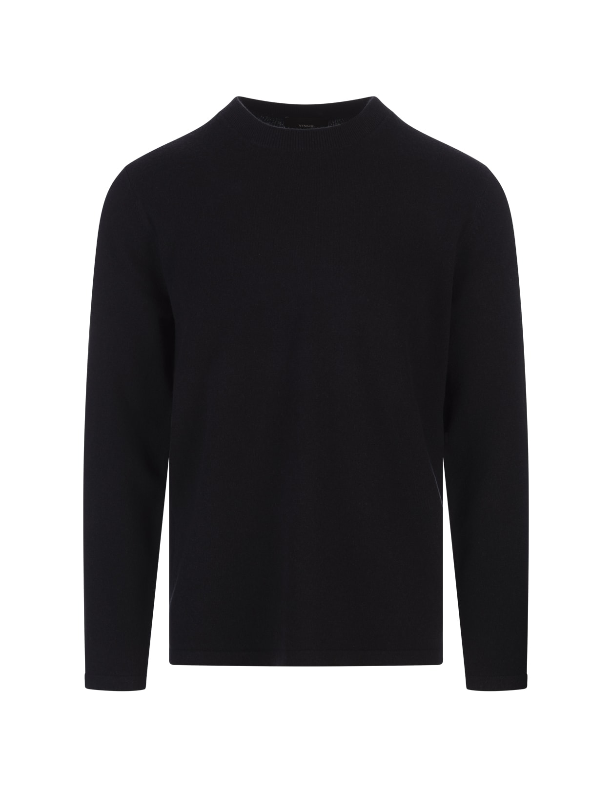 VINCE NAVY BLUE CASHMERE CLASSIC FIT SWEATER 