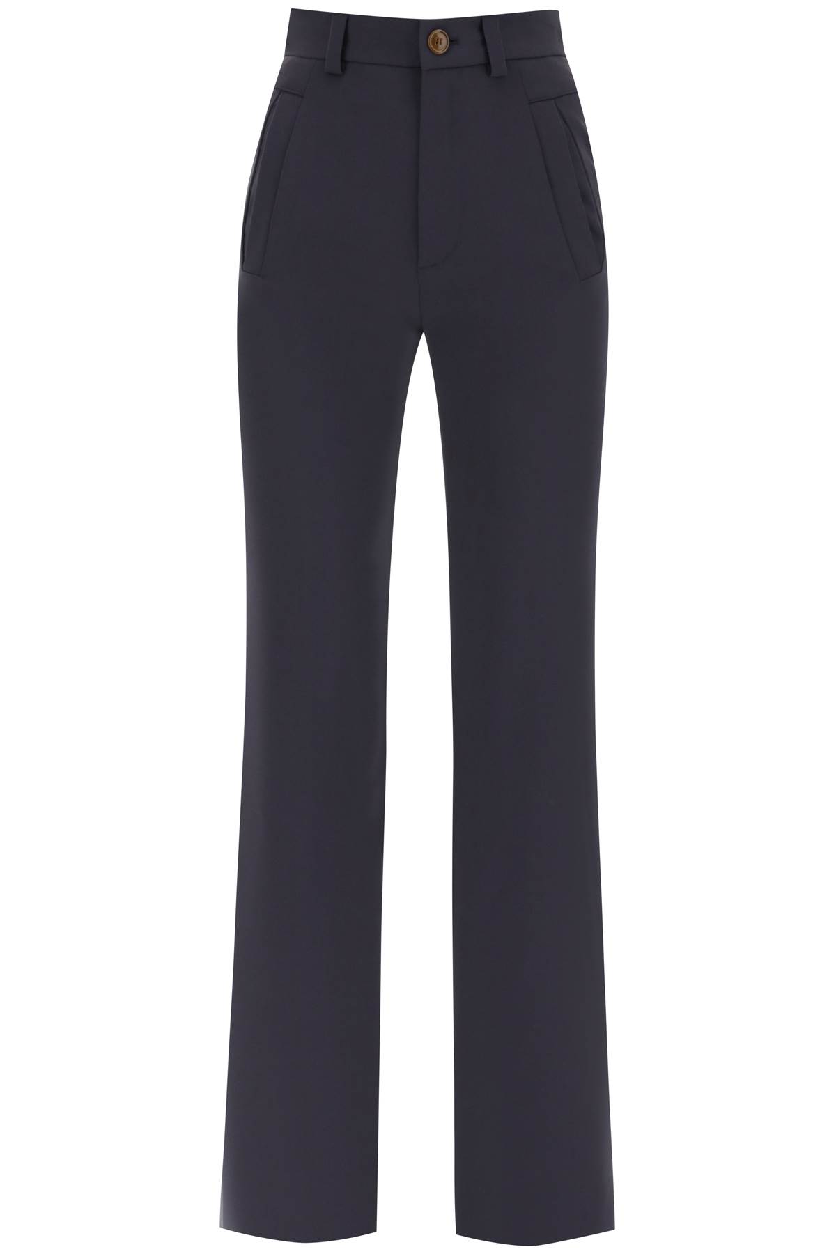 Shop Vivienne Westwood Ray Trousers In Recycled Cady In Blue (blue)