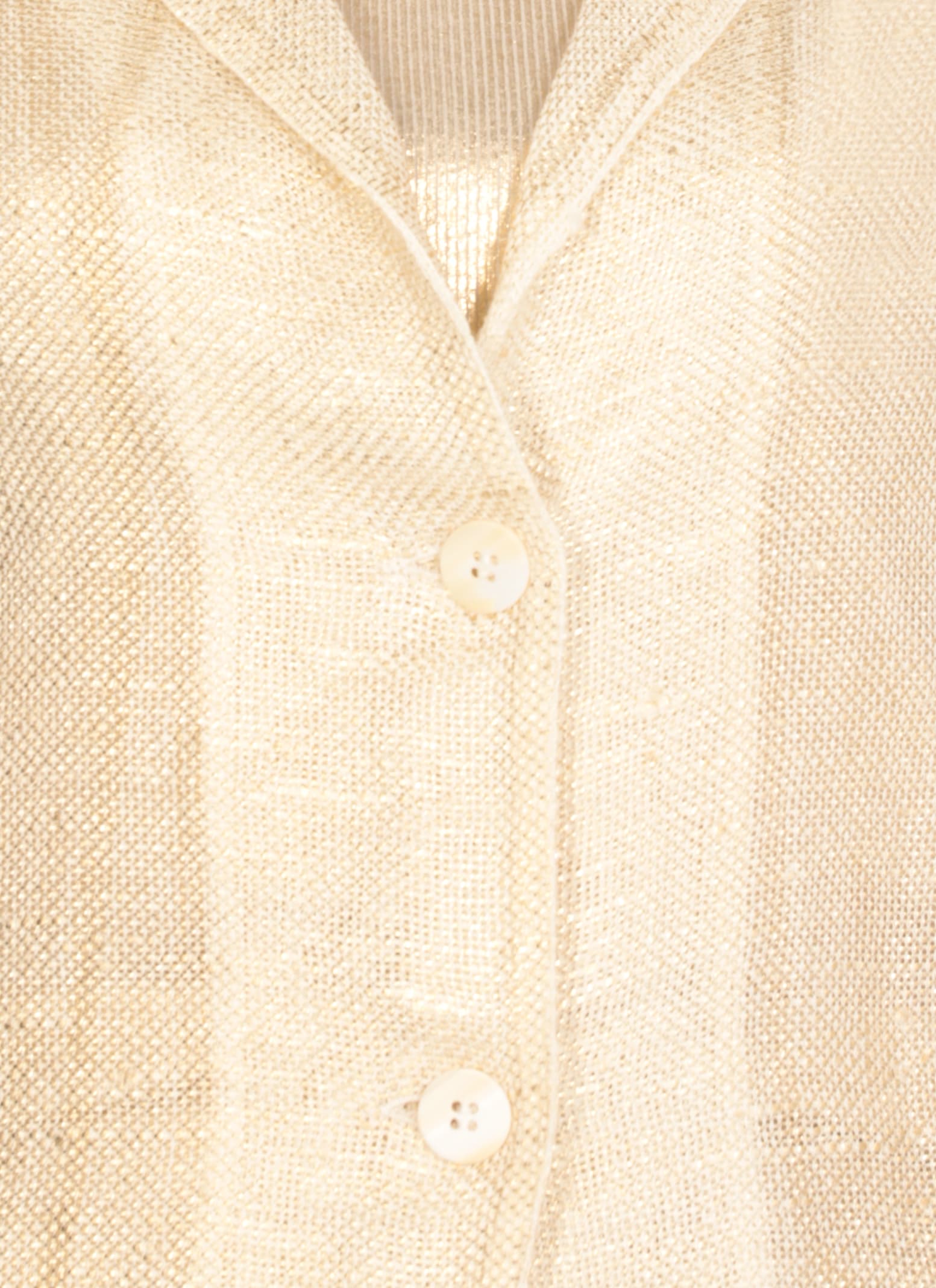Avant Toi Single-breasted Suit Coat In Golden