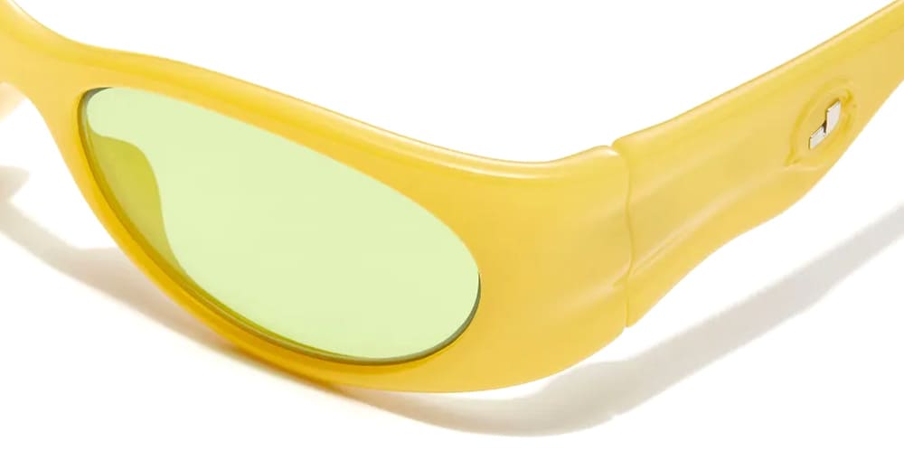 Junk Plastic Rehab June - Beam Sunglasses In Yellow
