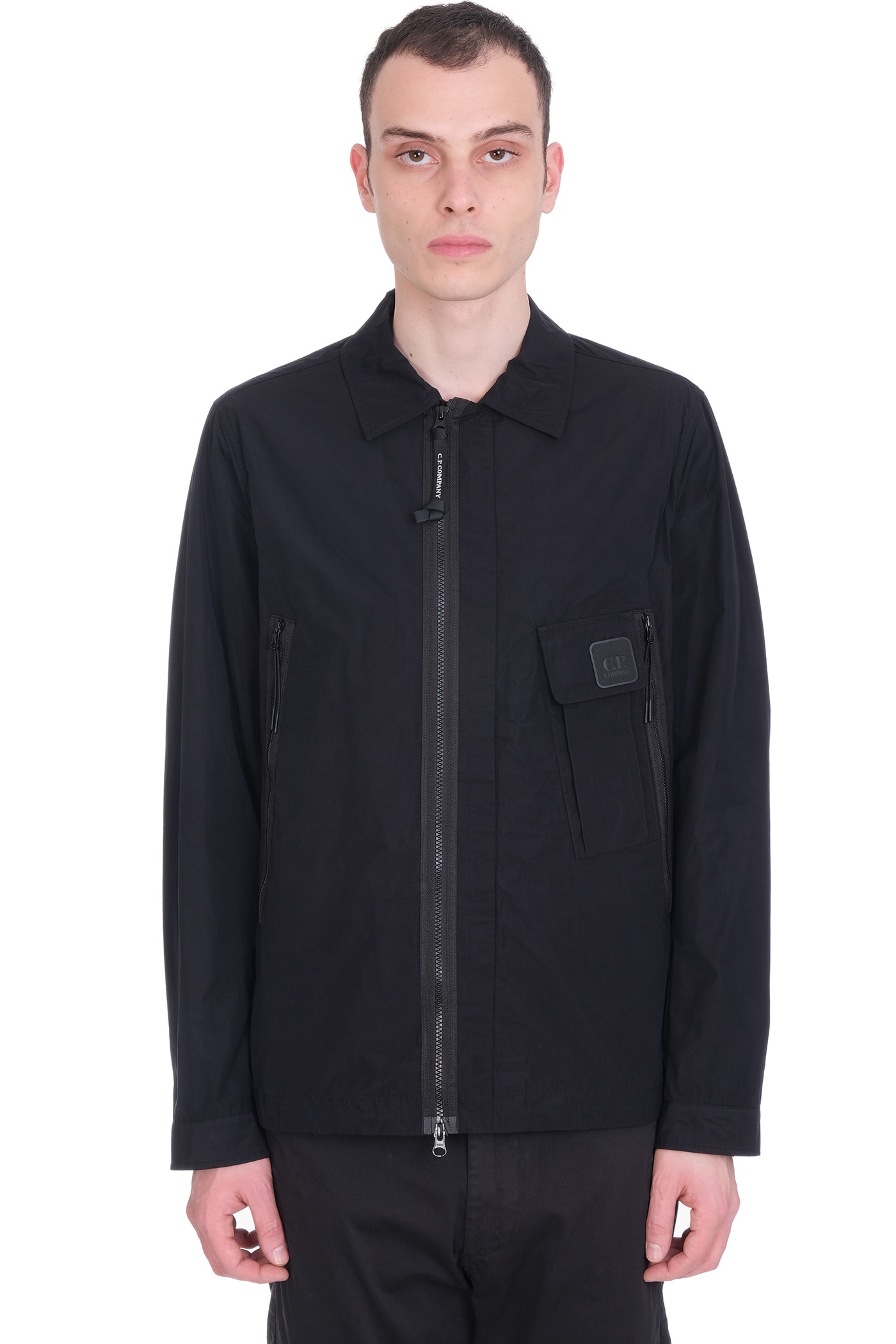 C.P. Company Casual Jacket In Black Polyester