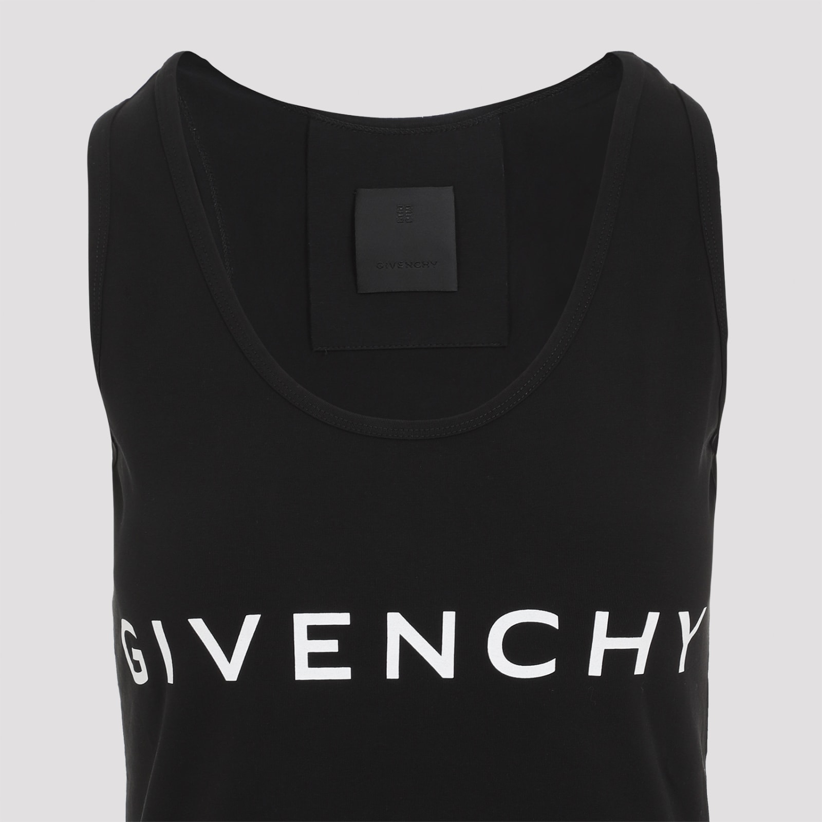 Shop Givenchy Tank Top In Black