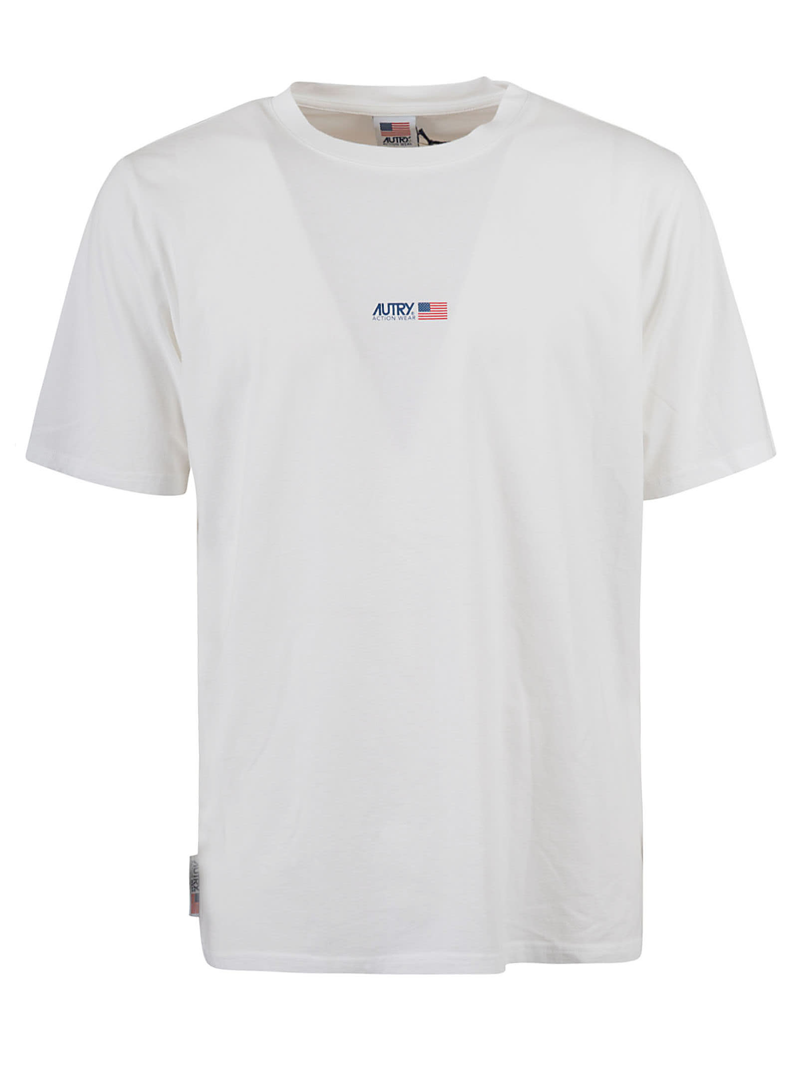 Autry Logo Usa Flag Print T-shirt