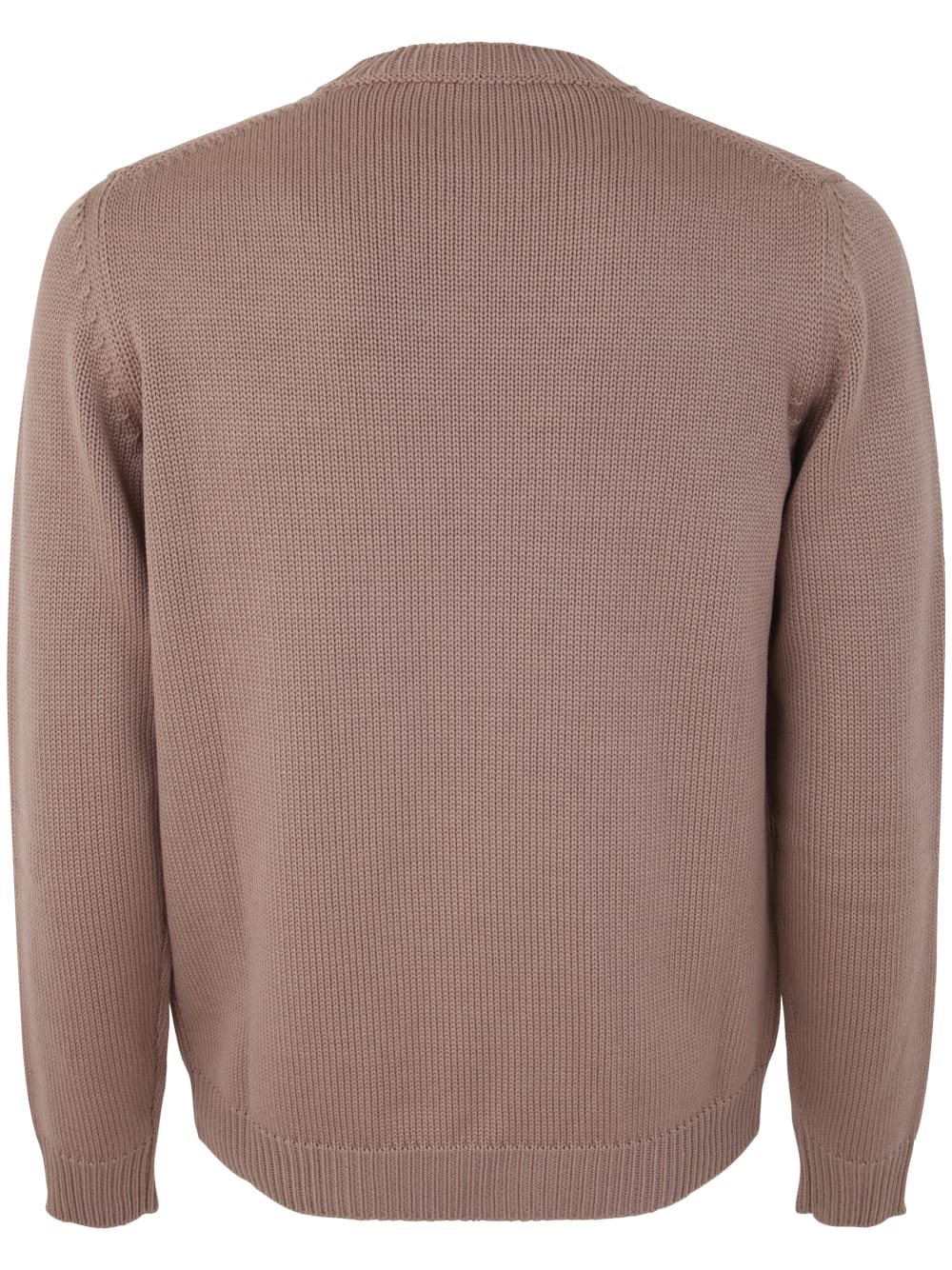 Shop Nuur Long Sleeve Crew Neck Sweater In Powder