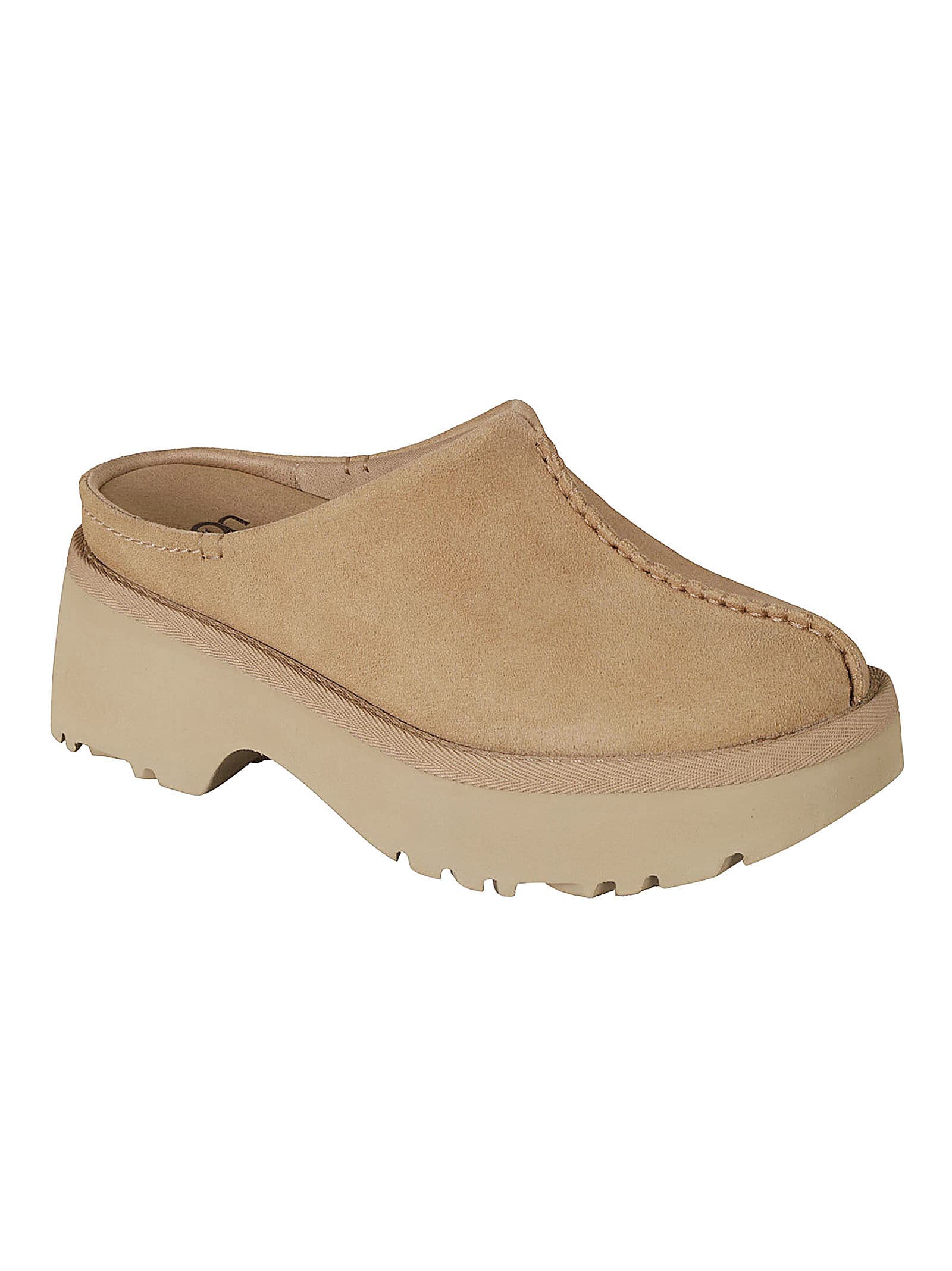 Shop Ugg New Heights Clogs In Sand