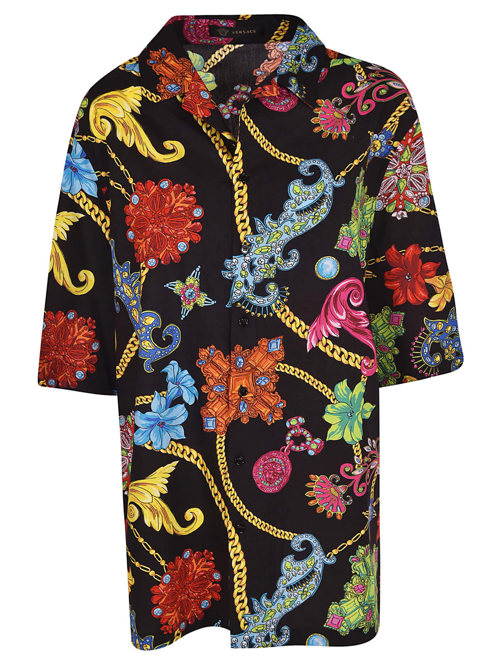 Versace Versace Baroque Print Shirt - Multicolor - 10861542 | italist