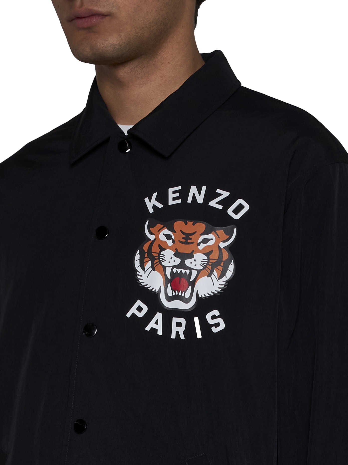 Shop Kenzo Jacket In Black