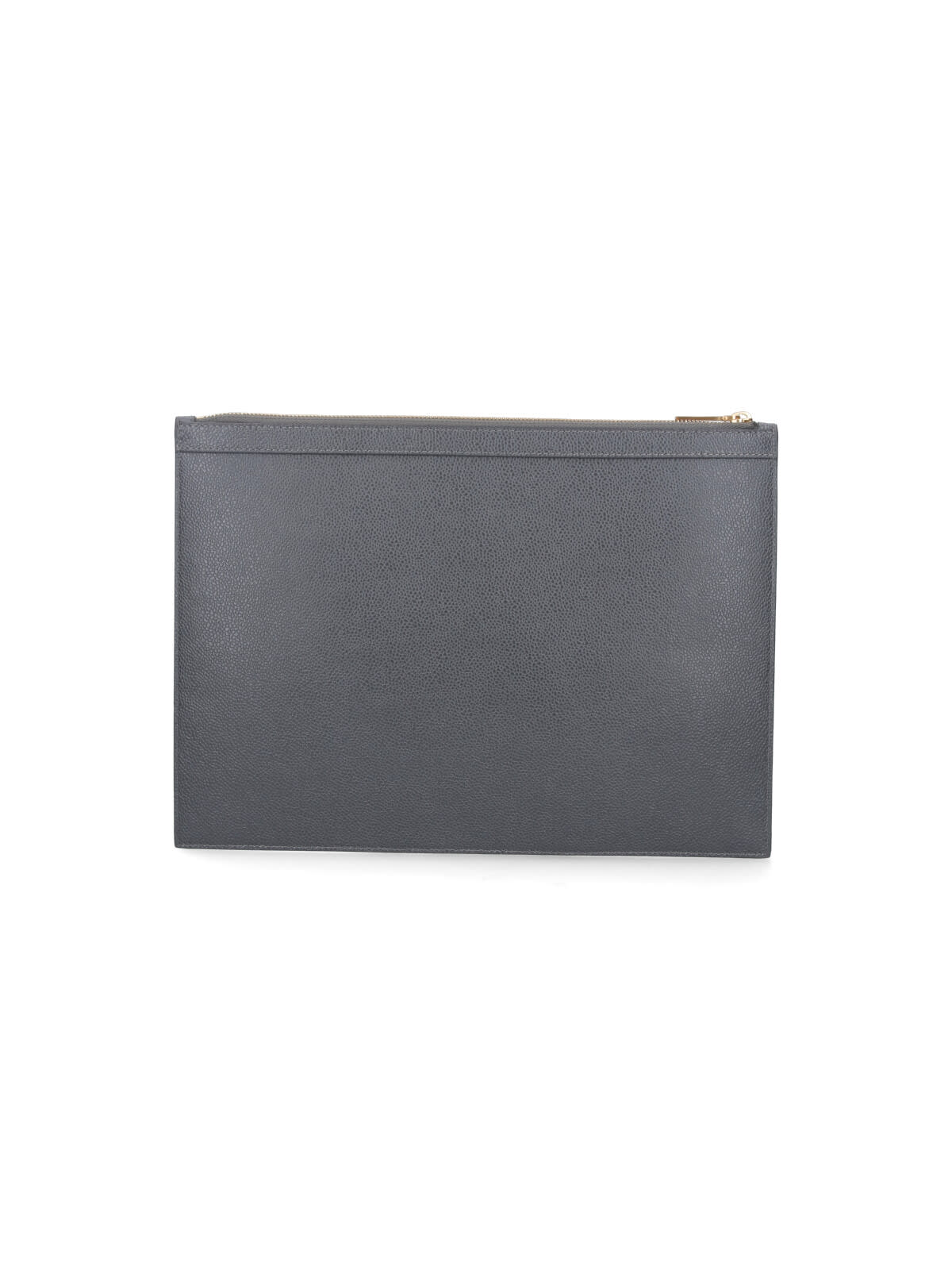 Shop Thom Browne Medium Document Holder 4-bar In Gray