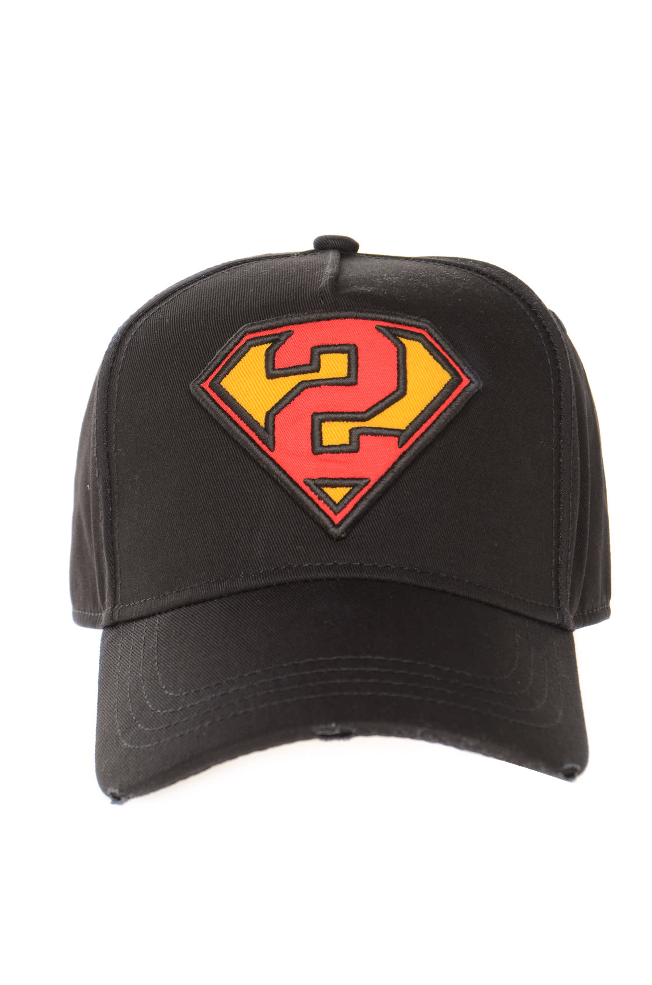 Dsquared2 Superman Logo Patched Baseball Cap
