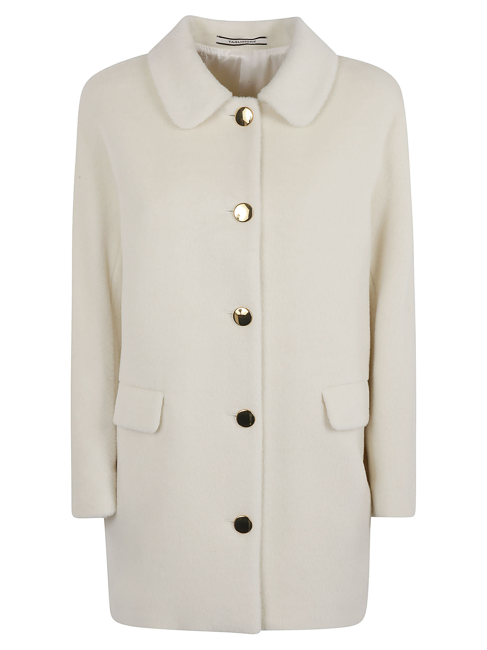 Shop Tagliatore Camryn Coat In White