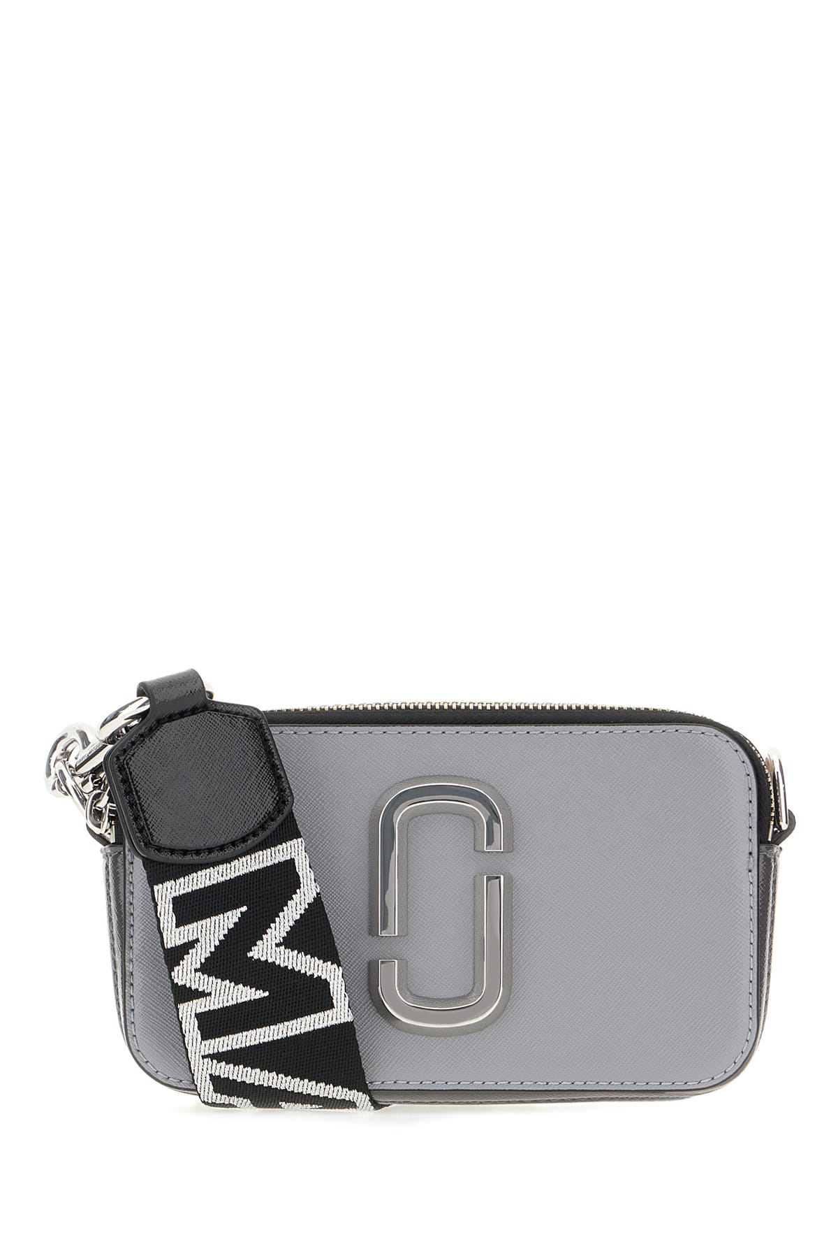 Marc Jacobs Multicolor Leather Snapshot Crossbody Bag In Wolf Grey/multi