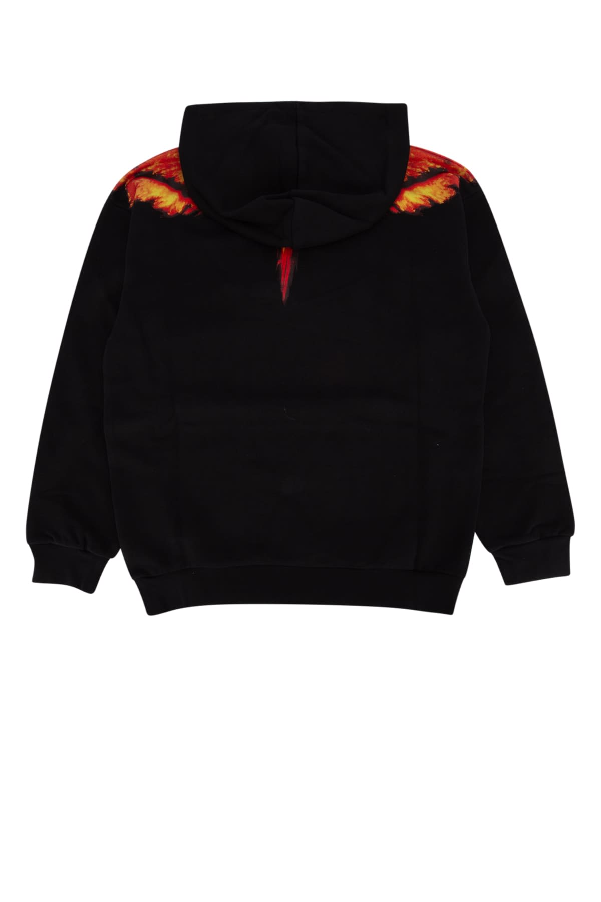 Marcelo Burlon County Of Milan Colordust Wings Over Hoodie Black Red In Blackred