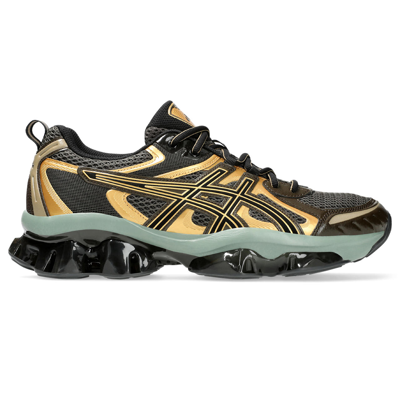 Shop Asics Gel-quantum Kinetic In Dark Sepia Black