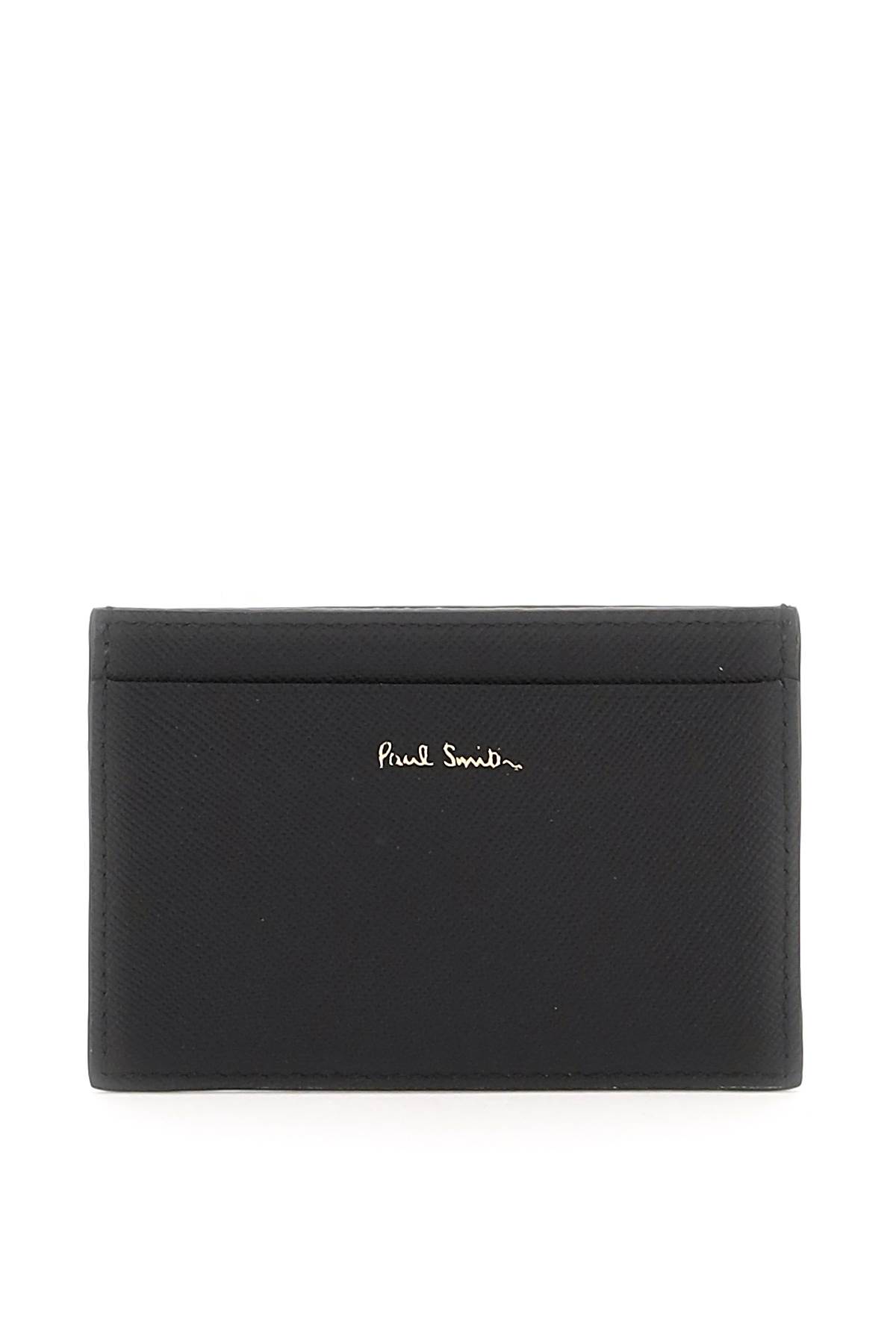 Ps By Paul Smith Printed Cardholder In Nero