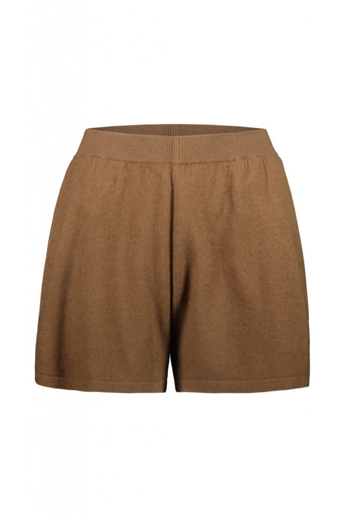 Shop Frenckenberger Cashmere Boxers In Tan