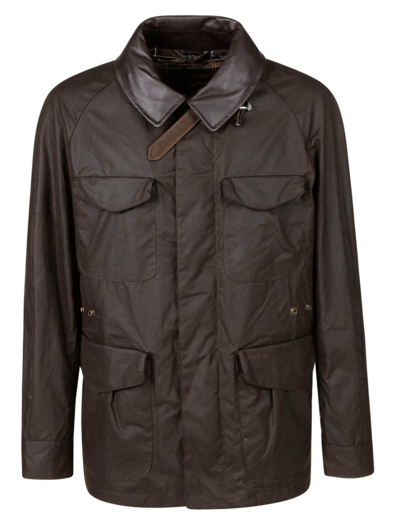 Barbour Horse Riding Wax Jacket In Olive