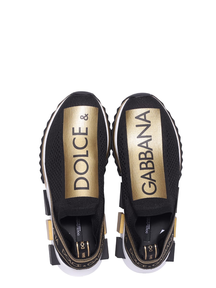 Dolce & Gabbana Dolce & Gabbana Sorrento Sneakers - Nero/oro - 10908418 ...