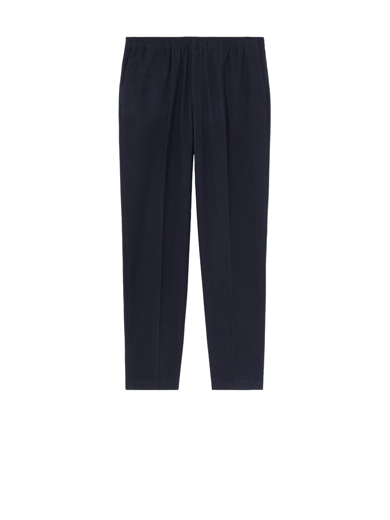 Loro Piana Creased Trousers In Blue