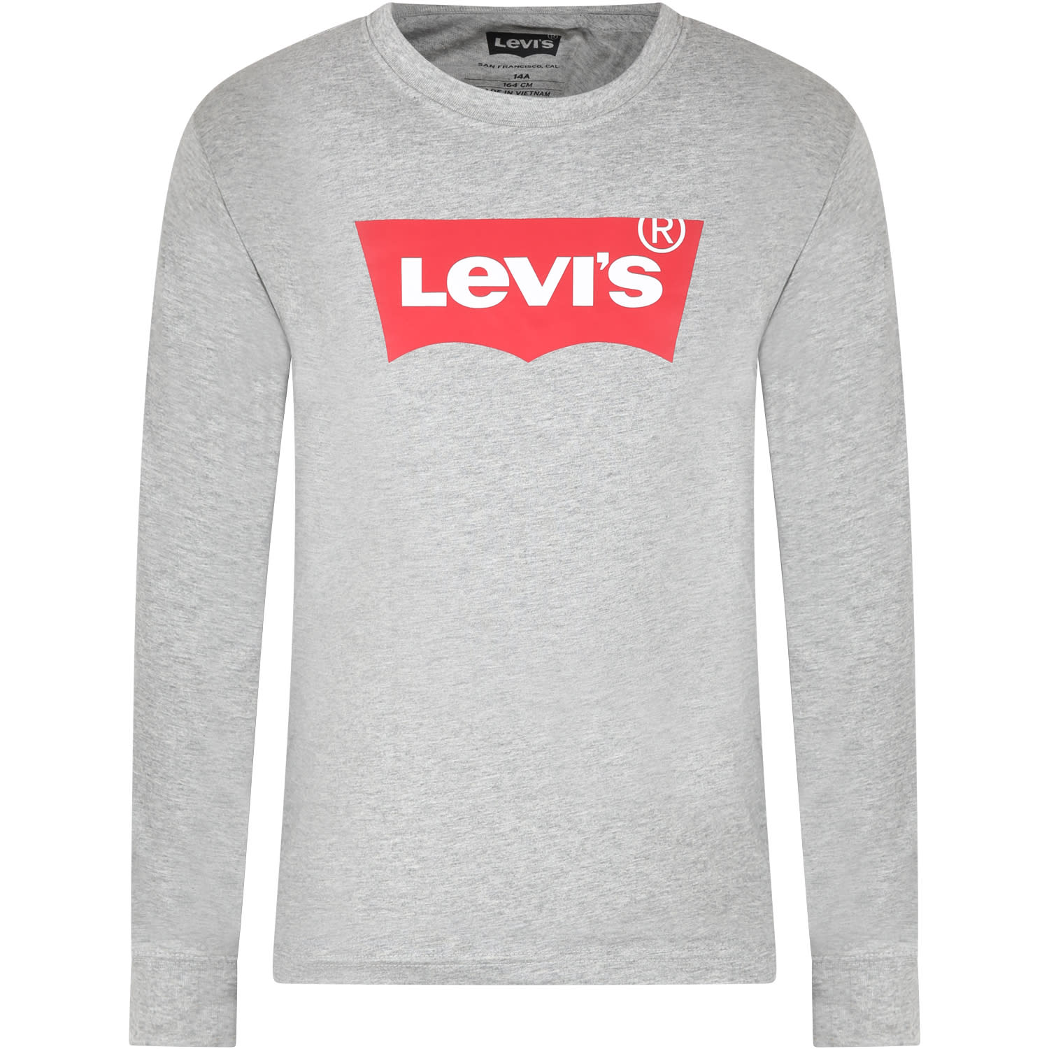 Levi's Kids' Grey T-shirt For Boy With Logo