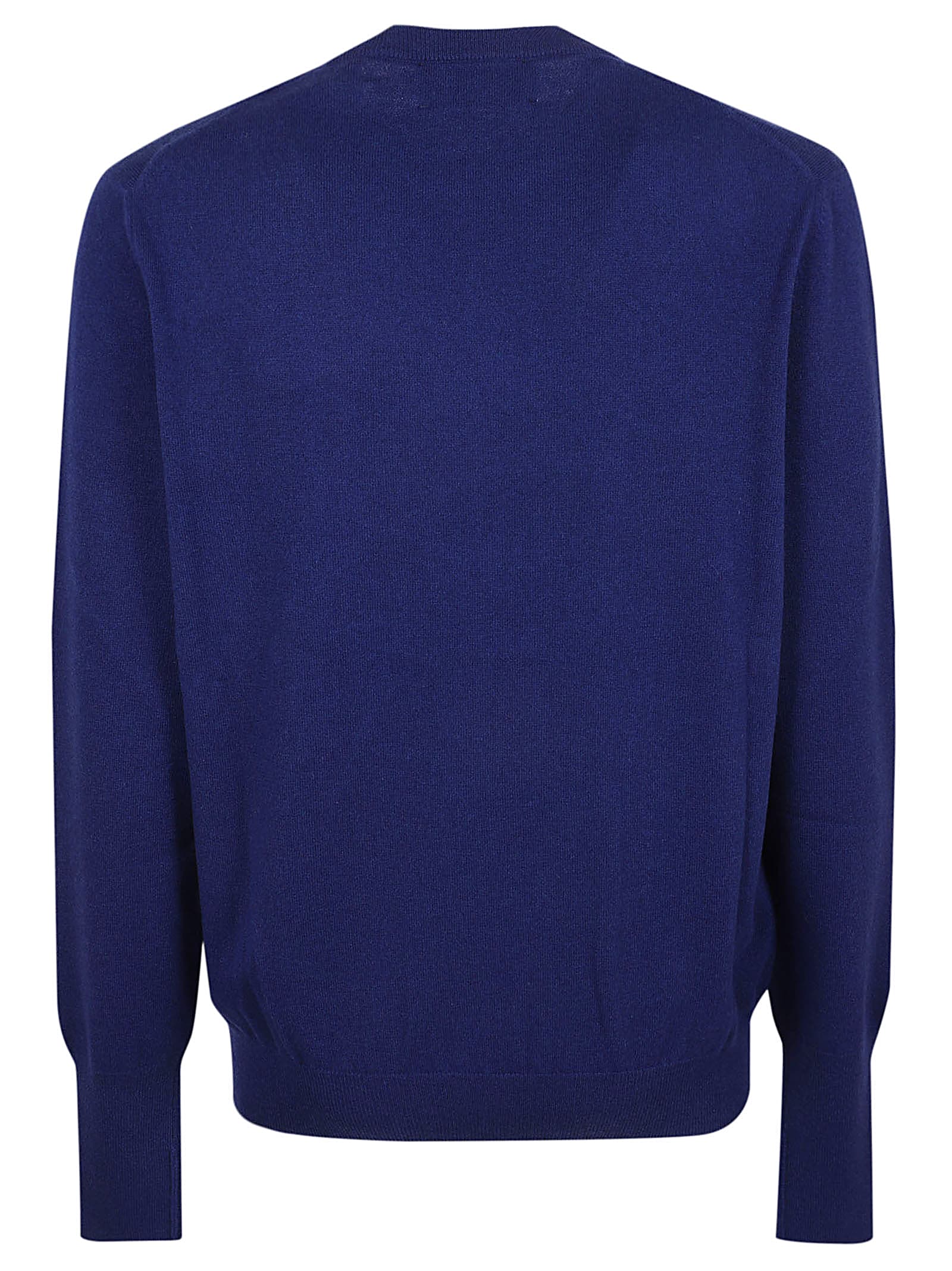 Shop Ballantyne Round Neck Pullover In Blu