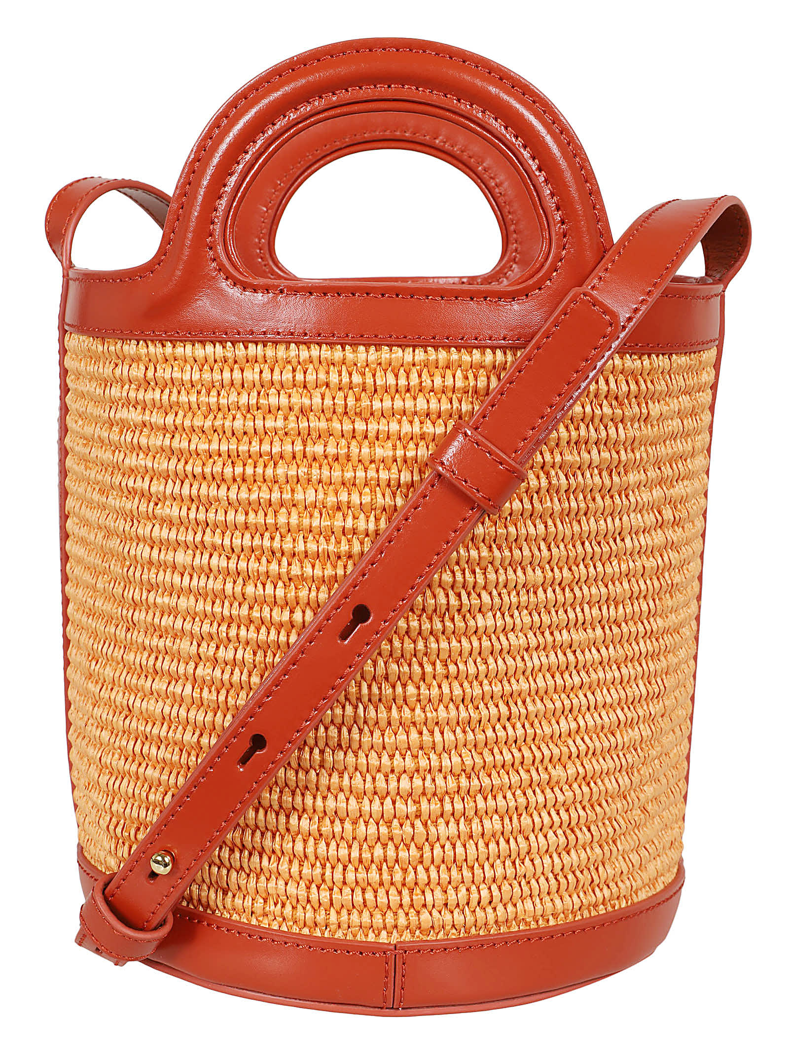 Shop Marni Tropicalia Mini Bucket In Arabesque Arabesque
