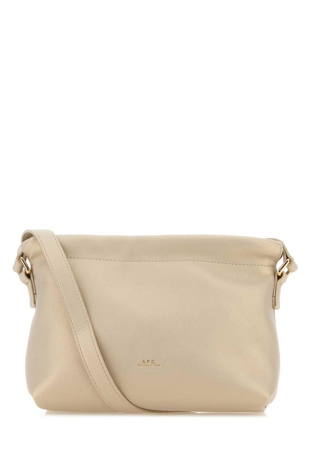 A. P.C. Ninon Logo Embossed Mini Shoulder Bag