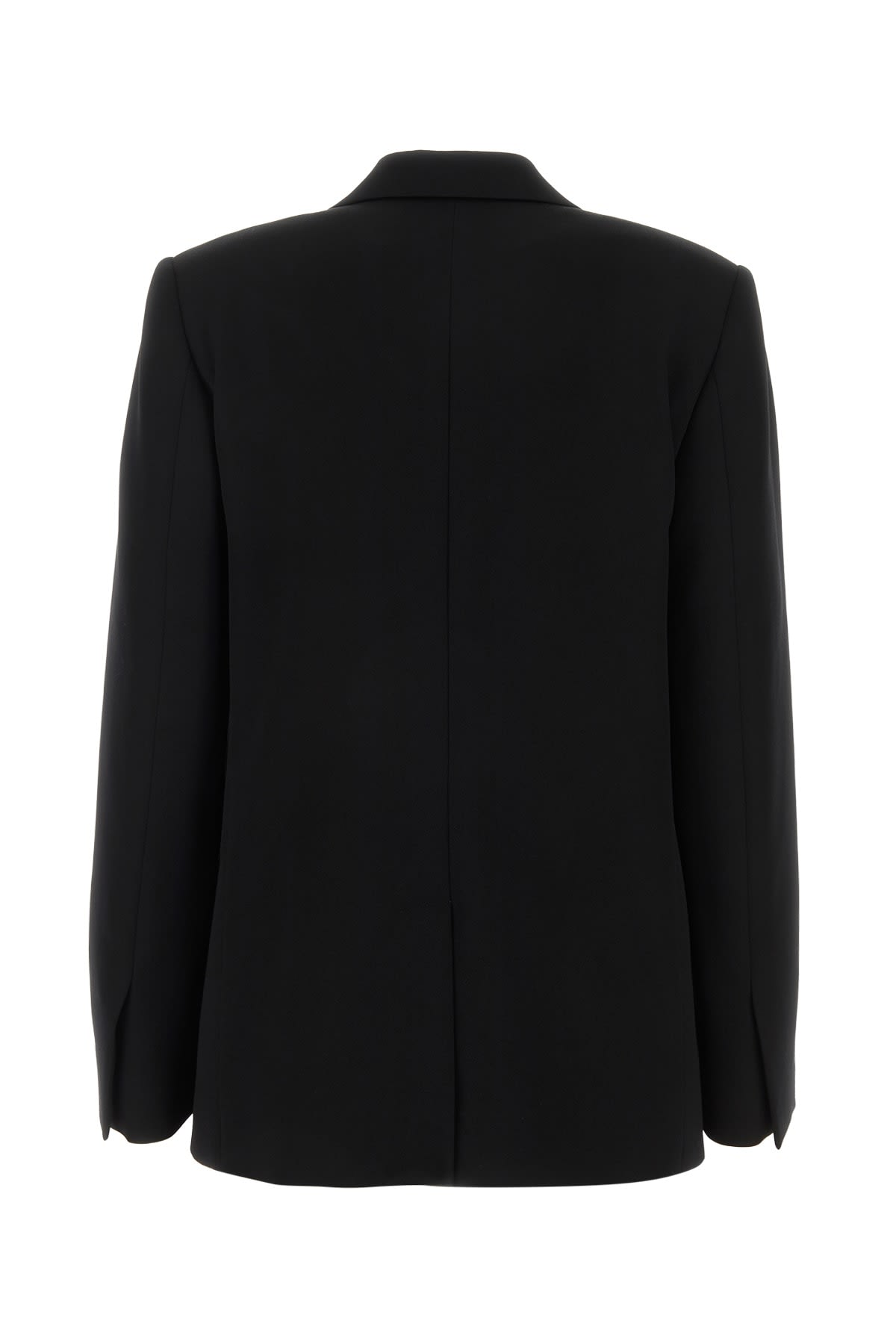 Lanvin Blazer Longline Single-breasted Notch Lapels Flap Pockets In Black