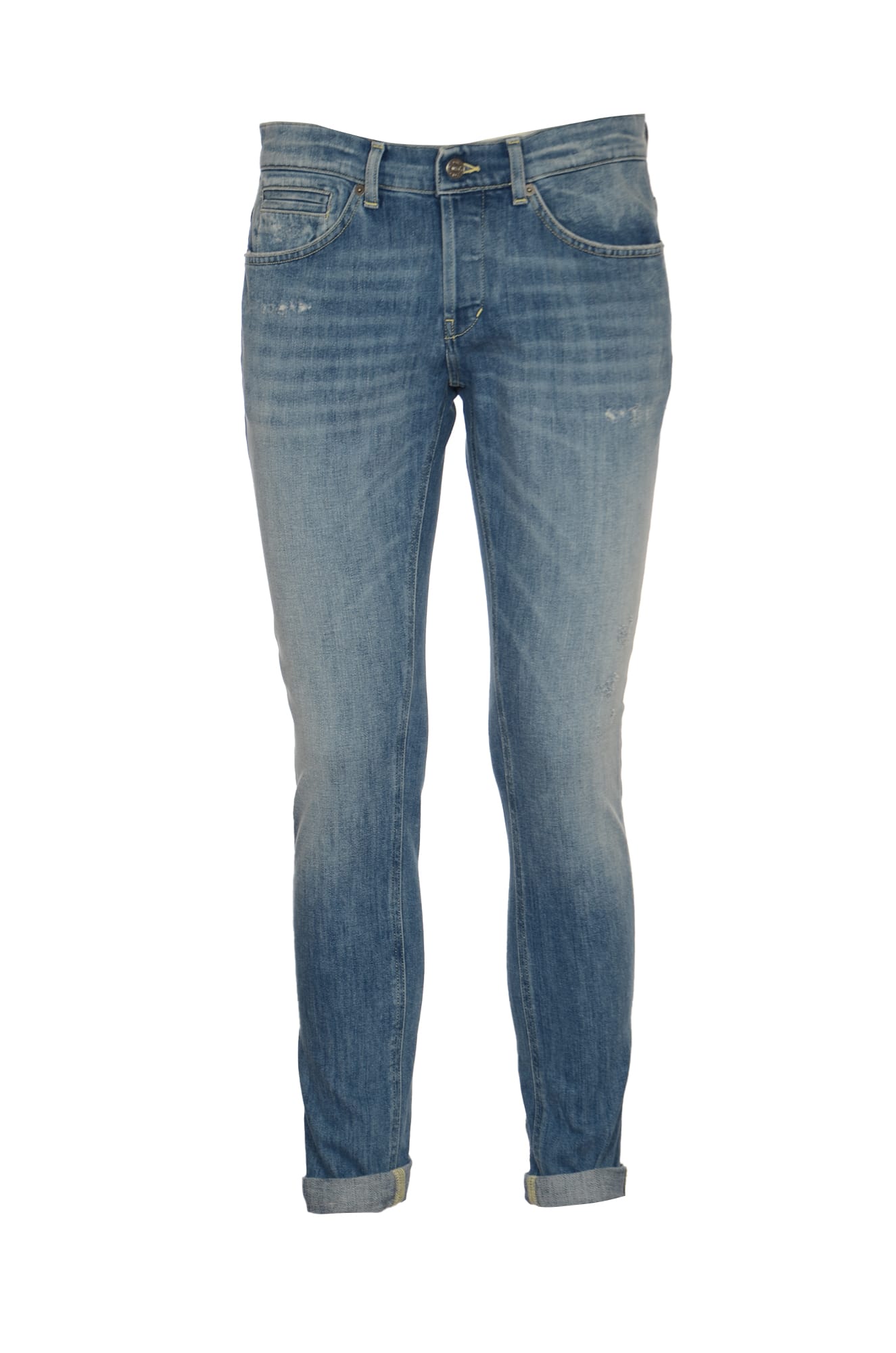 Dondup Skinny Fit Jeans In Blue