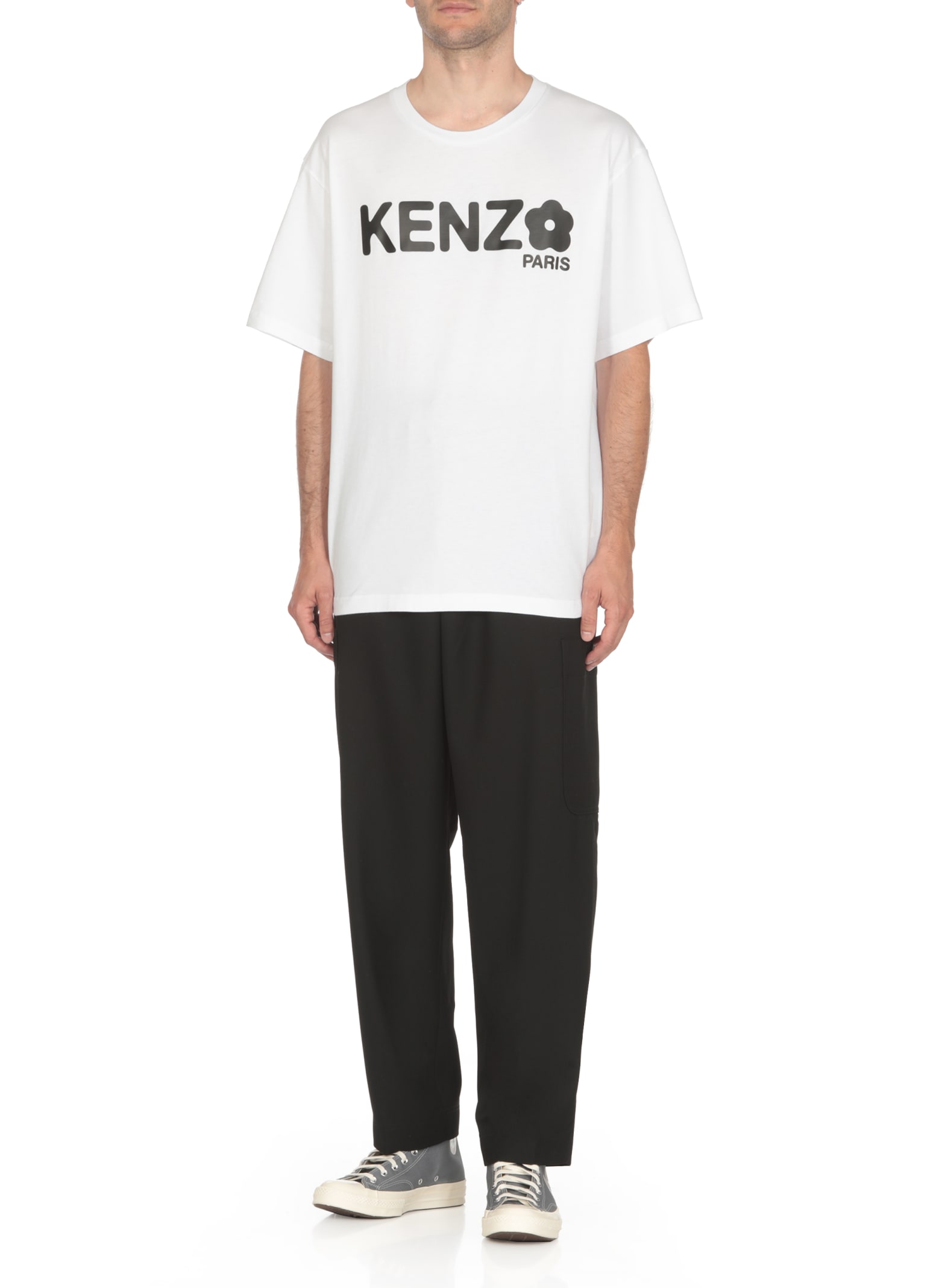 Shop Kenzo Oversize Boke Flower 2.0 T-shirt In White