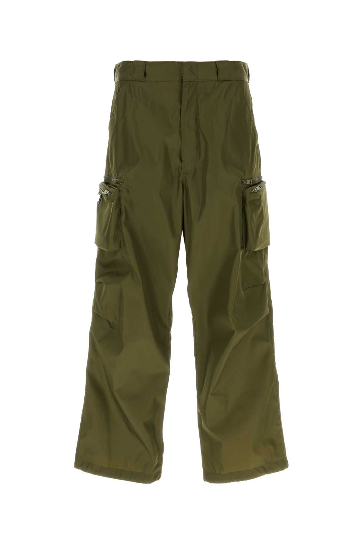 Army Green Re-nylon Cargo Pant