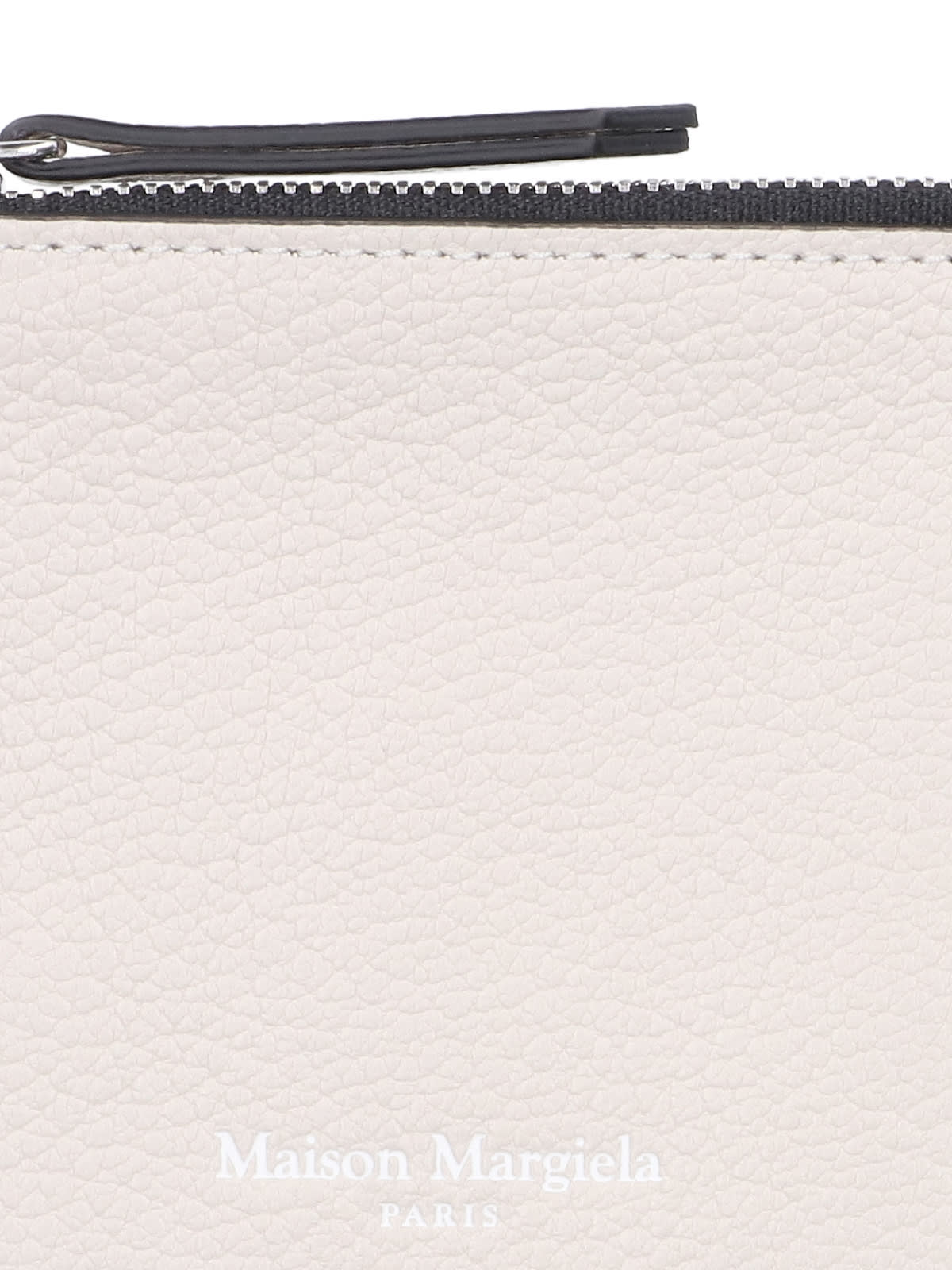 Shop Maison Margiela 4-stitches Wallet In Crema