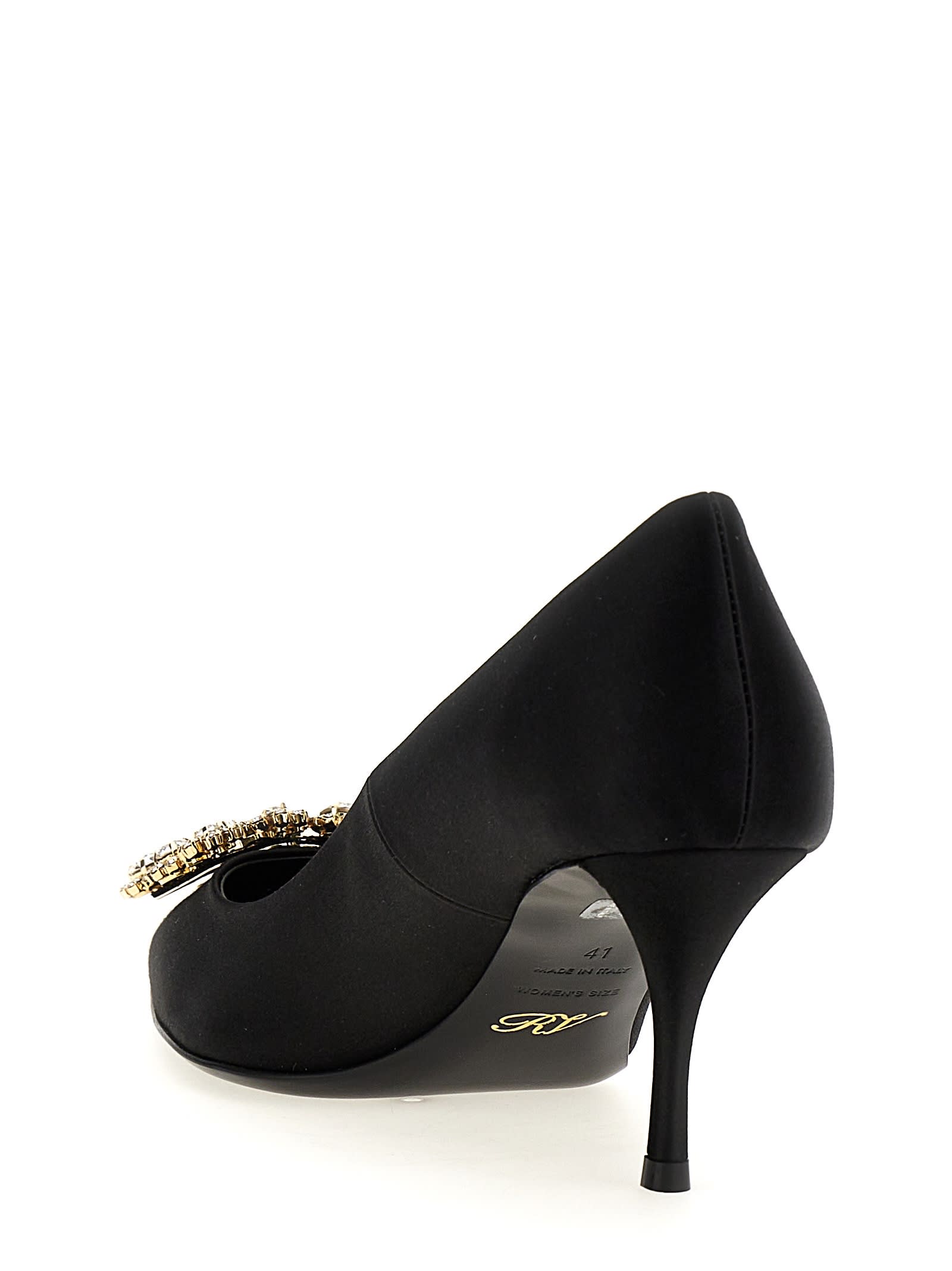 Shop Roger Vivier Efflorescence Pumps In Black