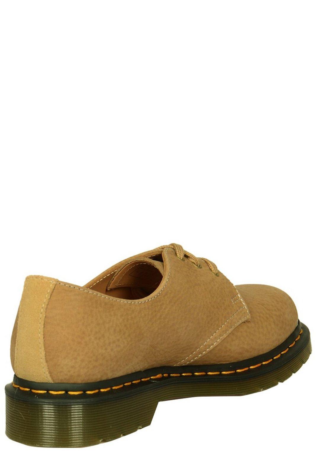 Shop Dr. Martens' 1461 Lace-up Oxford Shoes In Savannah Tan Tumbled Nubuck