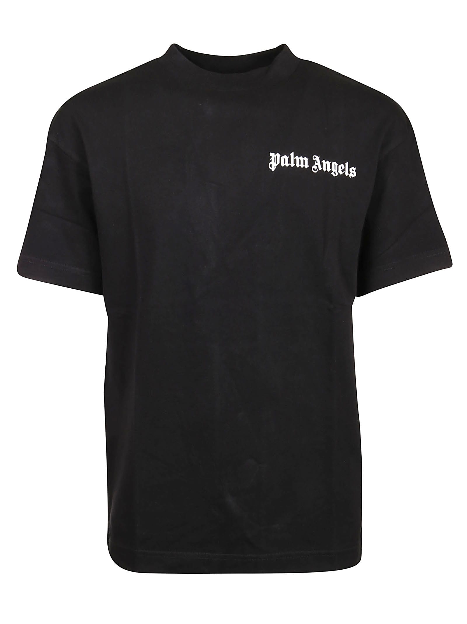 palm angels 黑色 new basic t 恤