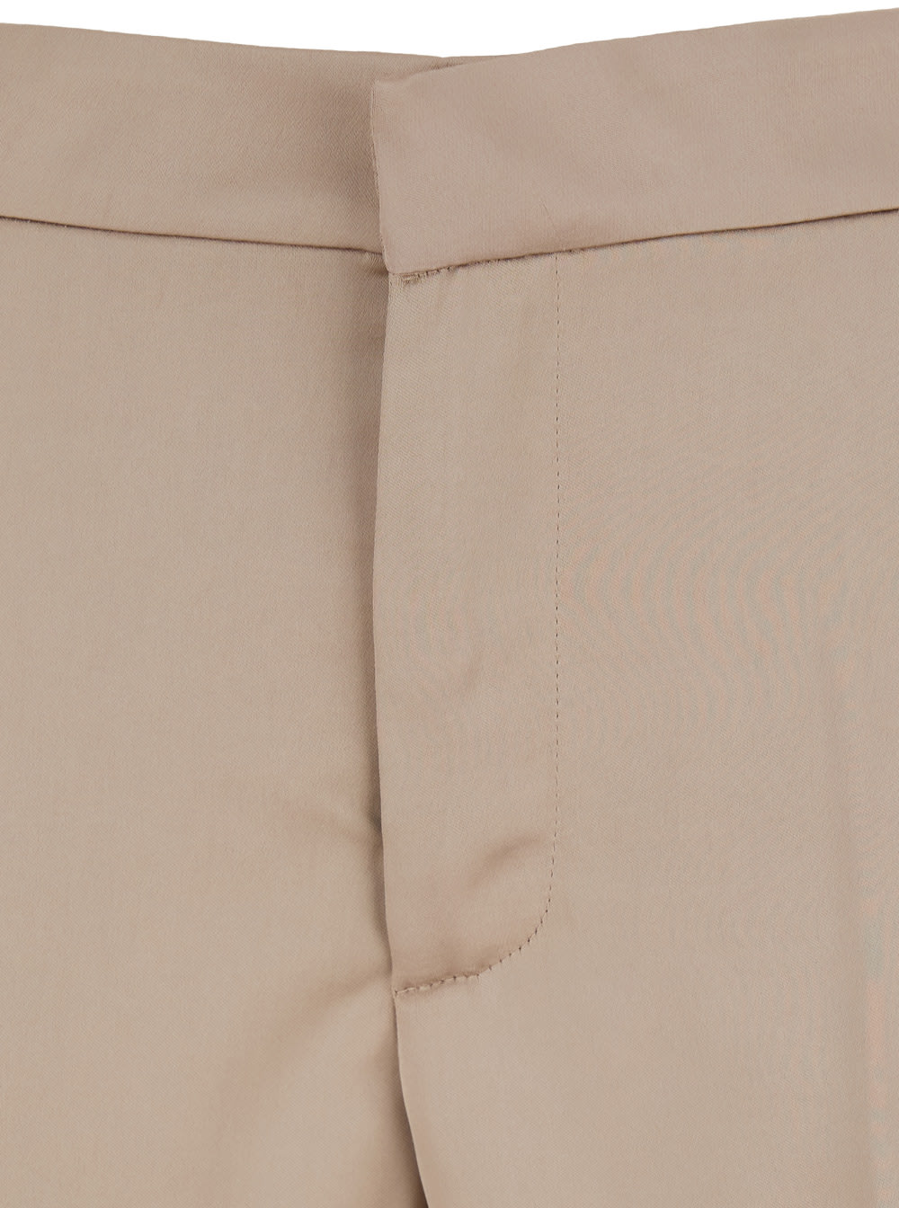 The Andamane Beige Pants With Pences On The Front In Tech Fabric Woman In Beige