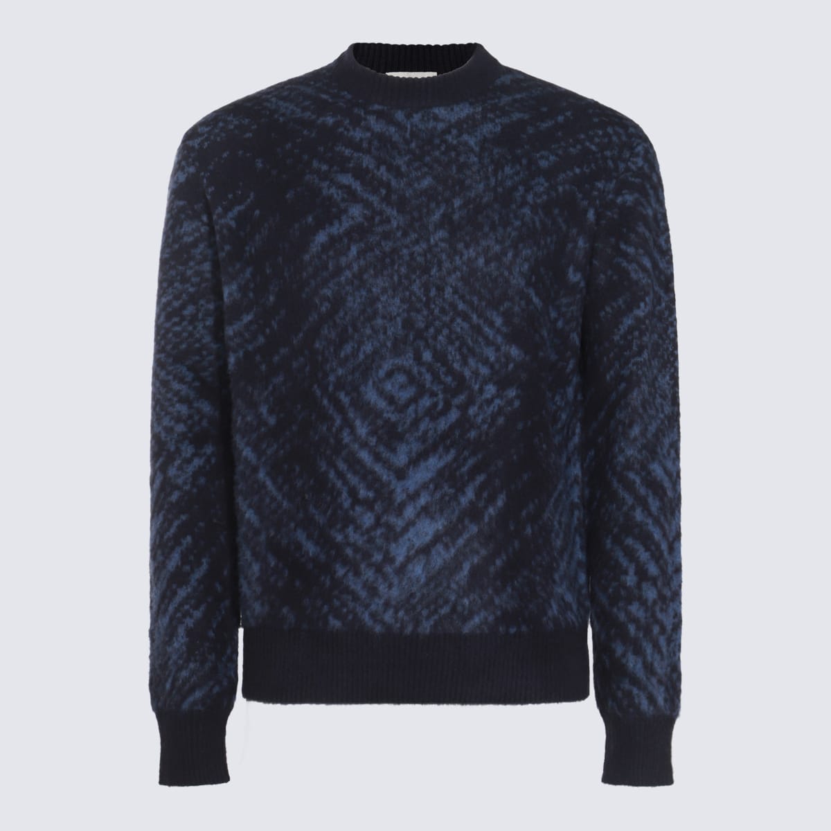 Dark Blue Wool Knitwear