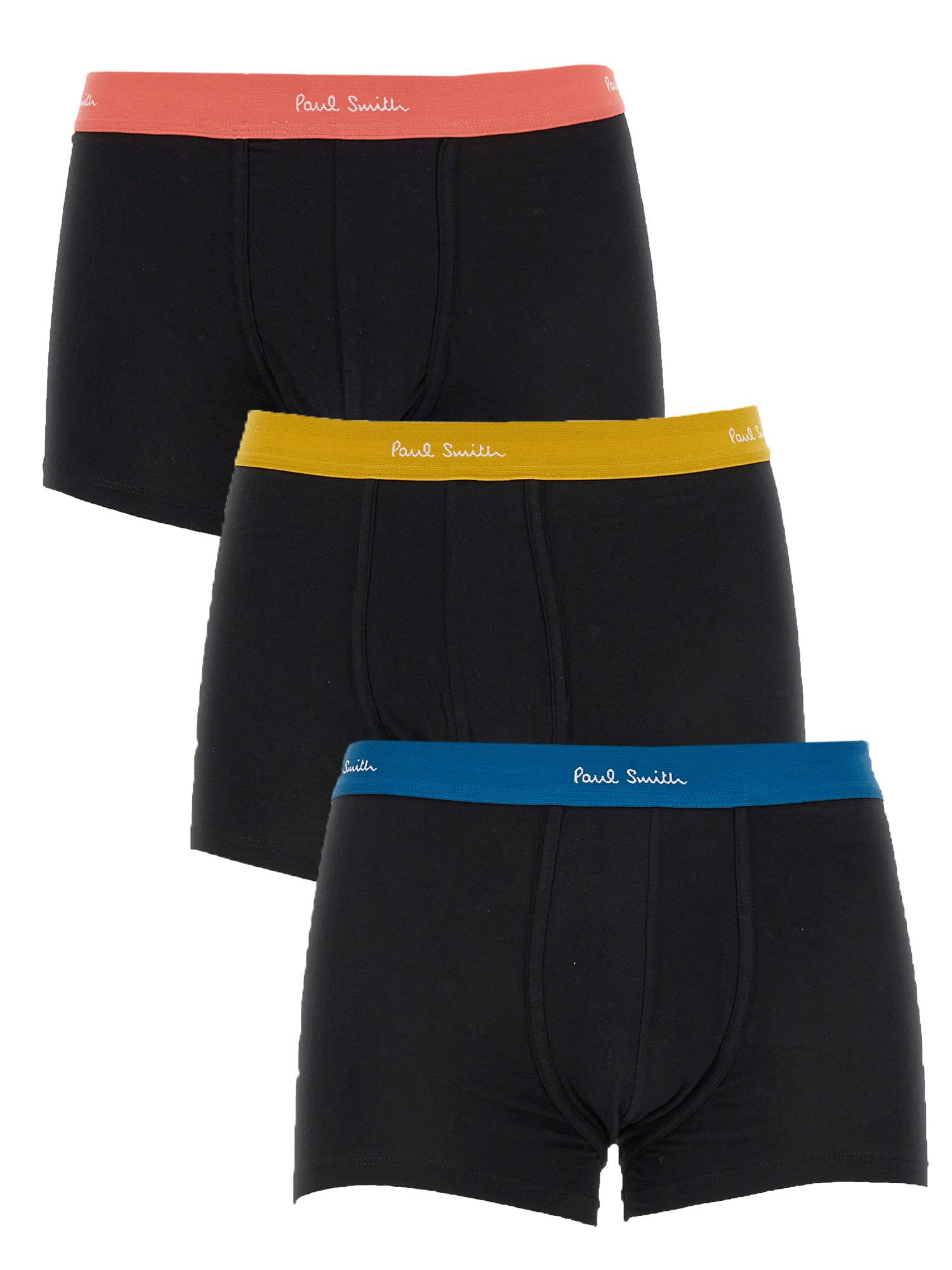 Paul Smith Pack Of Three Boxer Shorts With Logo