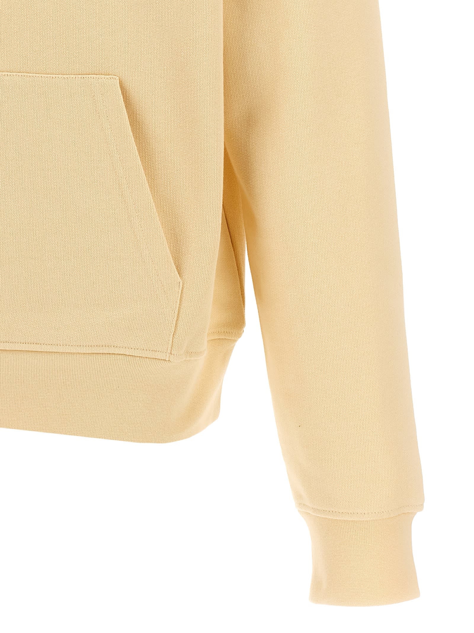 Shop Jacquemus Brode Hoodie In Beige