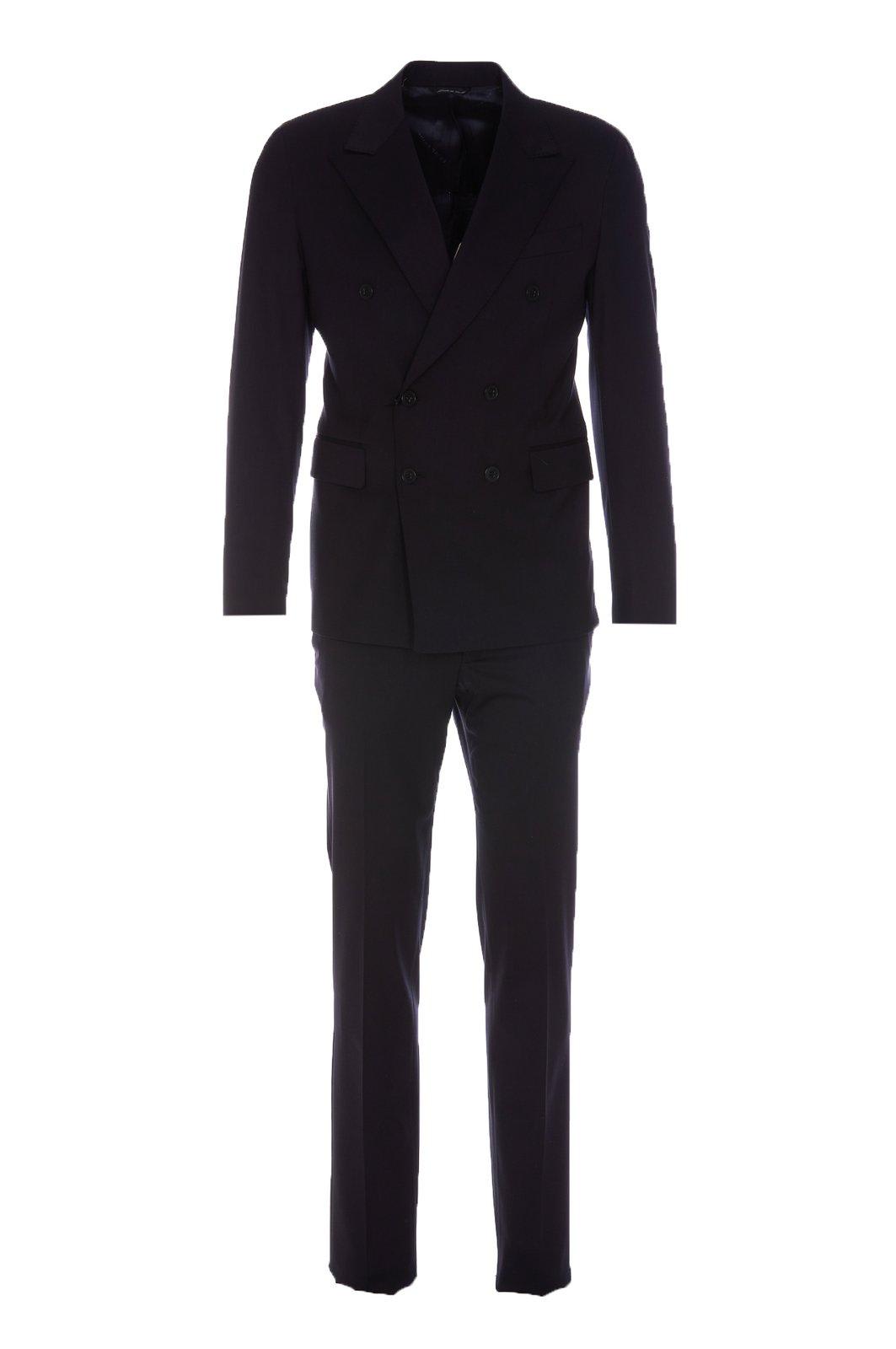 Double Breasted Two-piece Tailored Suit
