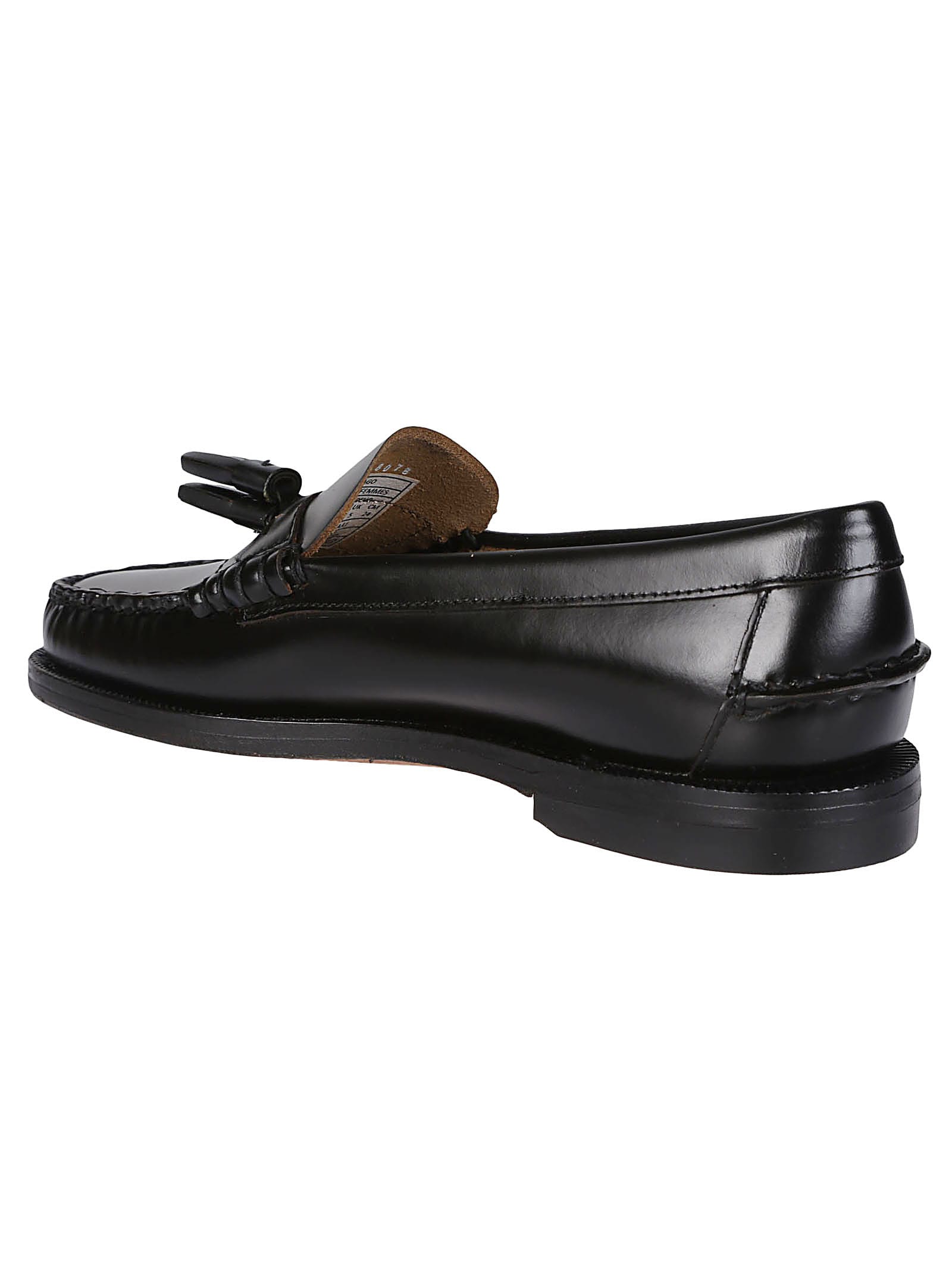 Shop Sebago Classic Dan Multi Tassel Loafers In Black Multicolor