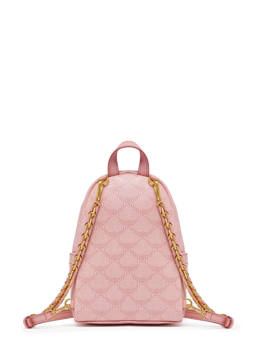 Mcm Backpack Stark Lauretos In Pink